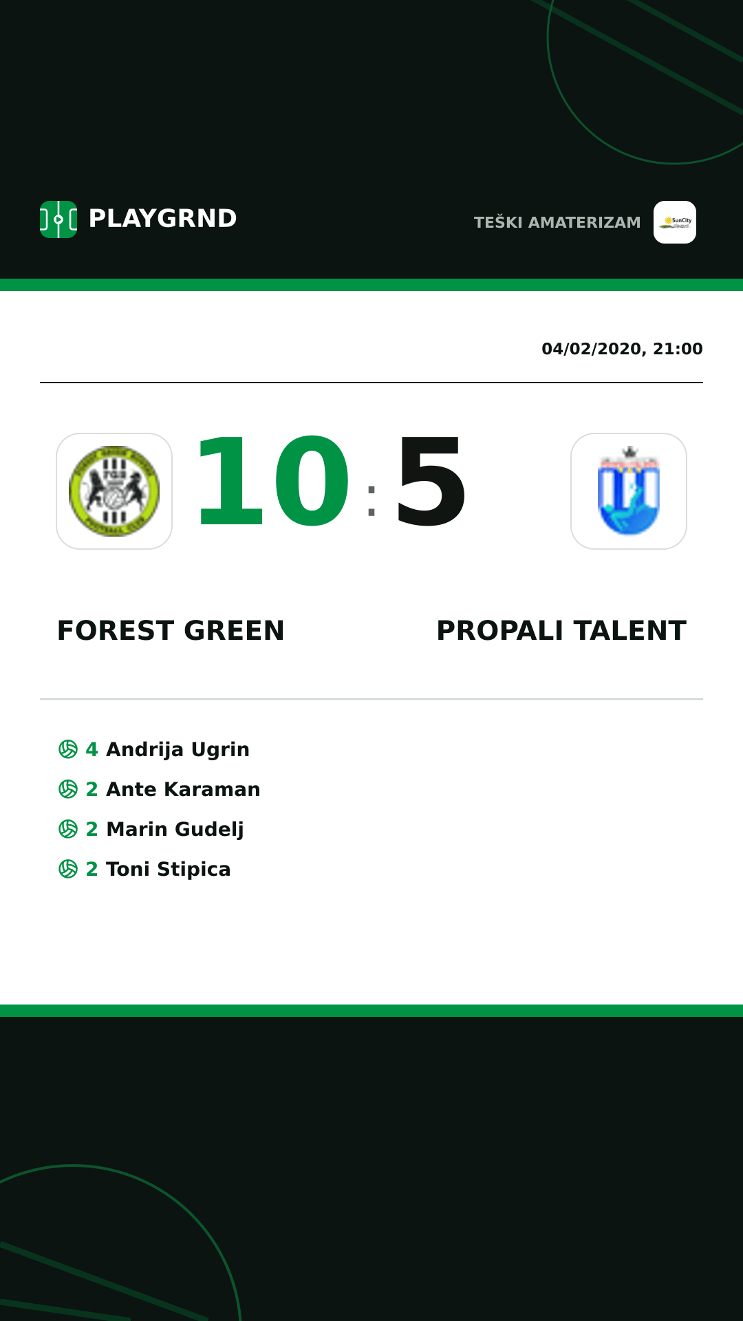 Instagram artwork: Forest Green 10:5 Propali Talent
