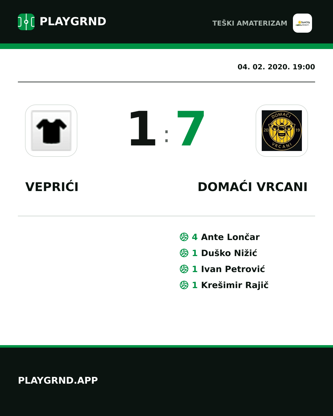Instagram slika: Veprići 1:7 Domaći Vrcani