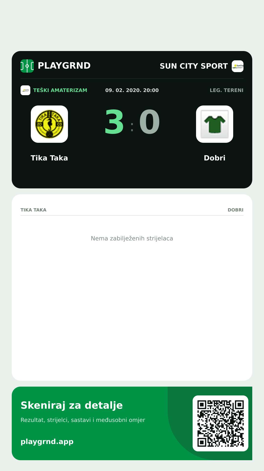 Story slika: Tika Taka 3:0 Dobri