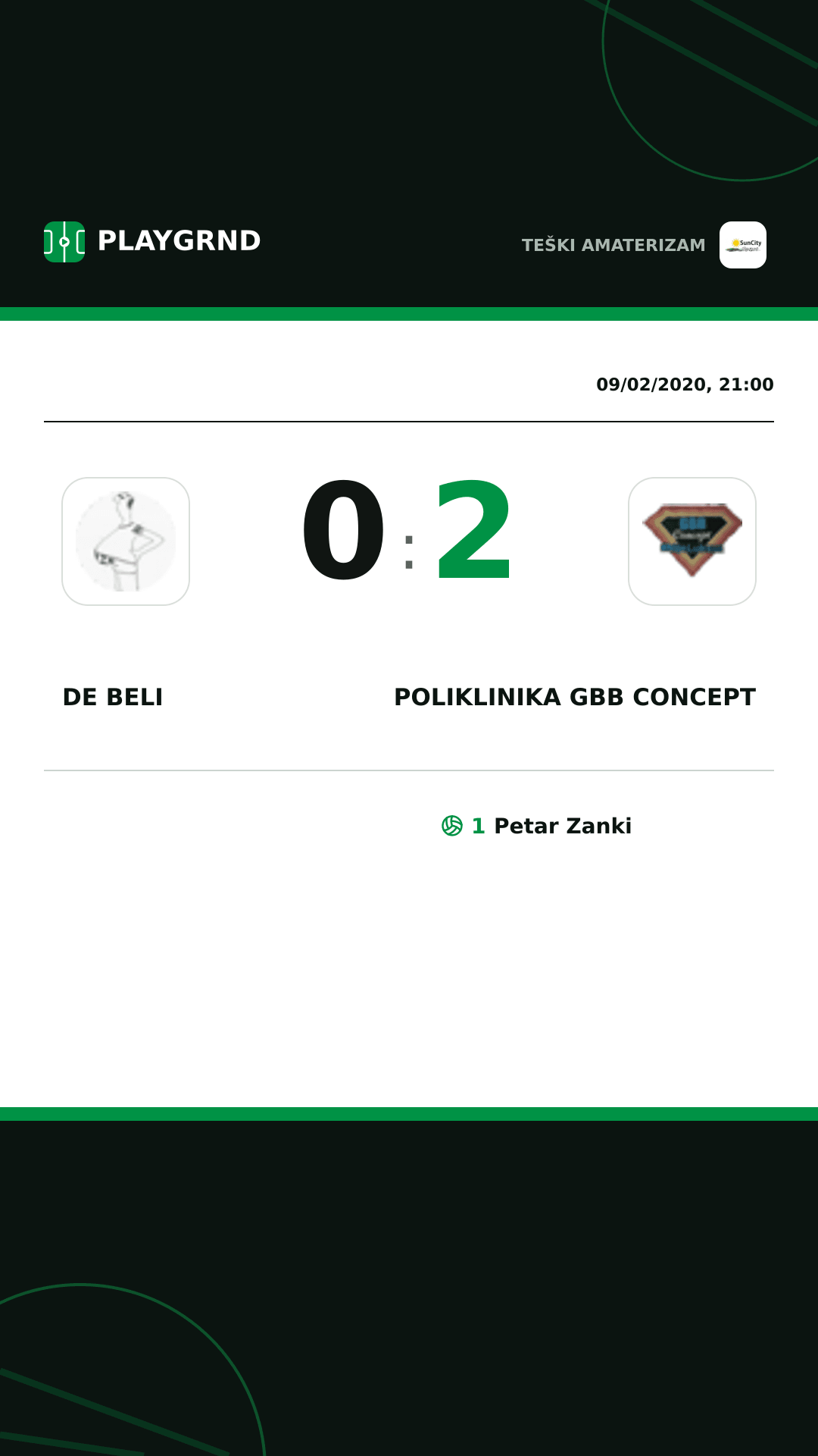 Instagram artwork: DE Beli 0:2 Poliklinika Gbb Concept