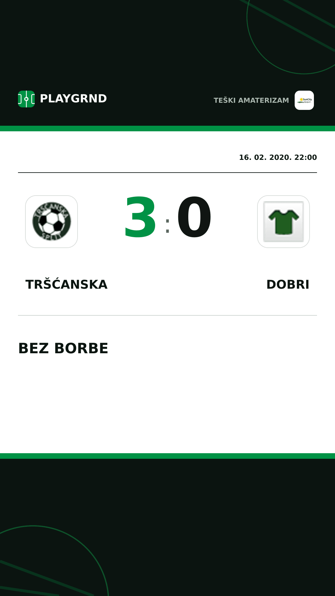 Instagram slika: Tršćanska 3:0 Dobri