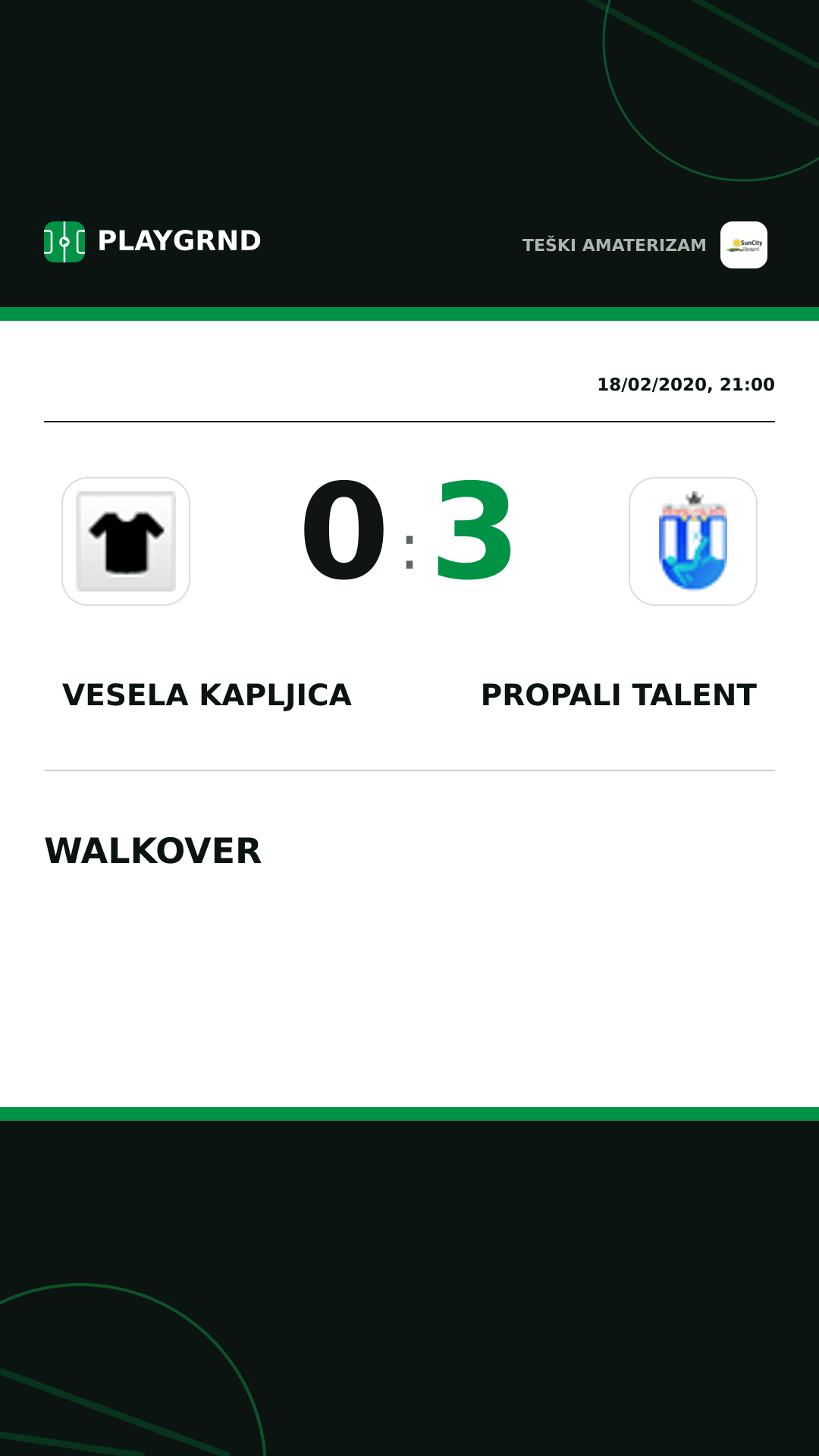 Instagram artwork: Vesela Kapljica 0:3 Propali Talent