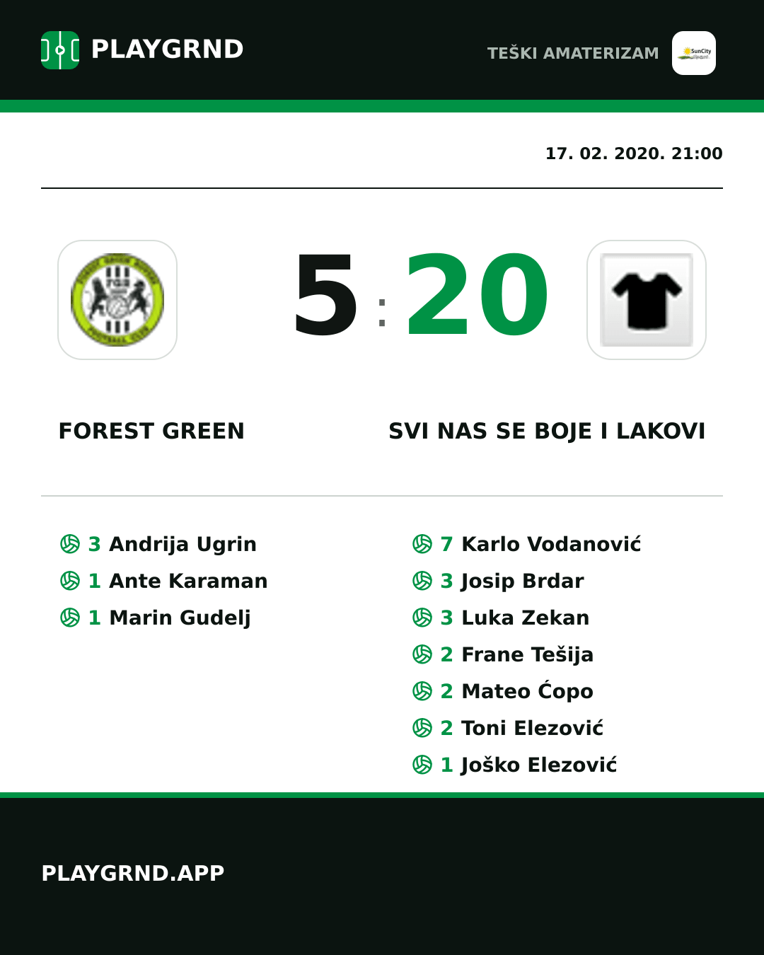 Instagram slika: Forest Green 5:20 Svi nas se boje i lakovi