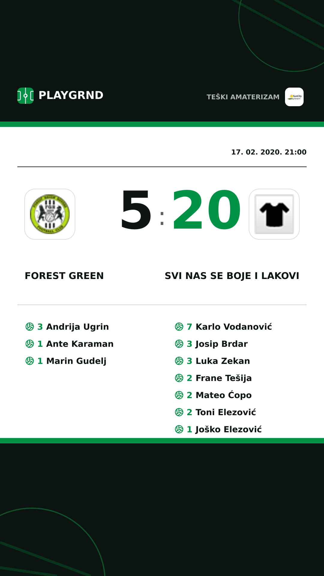 Instagram slika: Forest Green 5:20 Svi nas se boje i lakovi