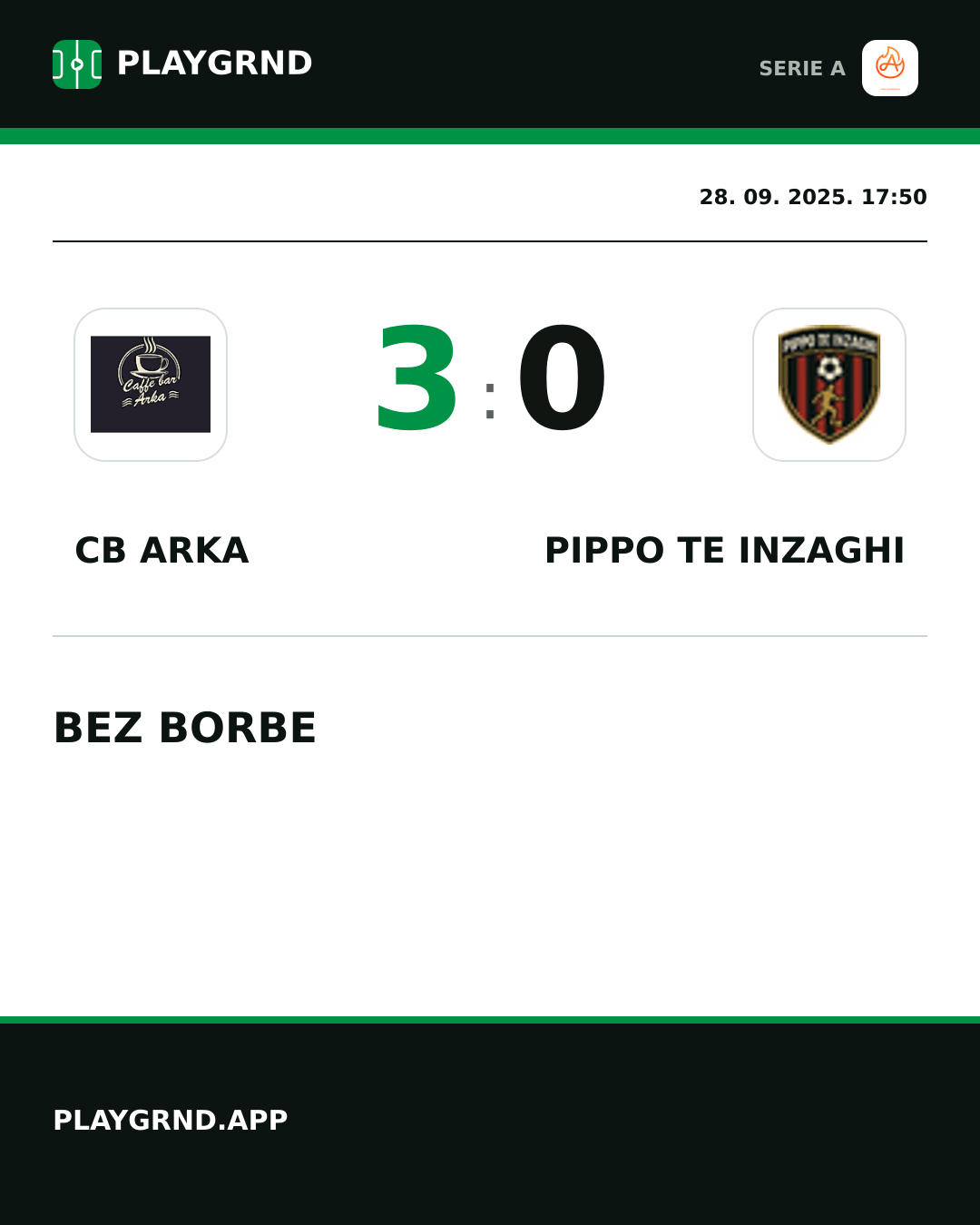 Instagram slika: CB Arka 3:0 Pippo TE Inzaghi