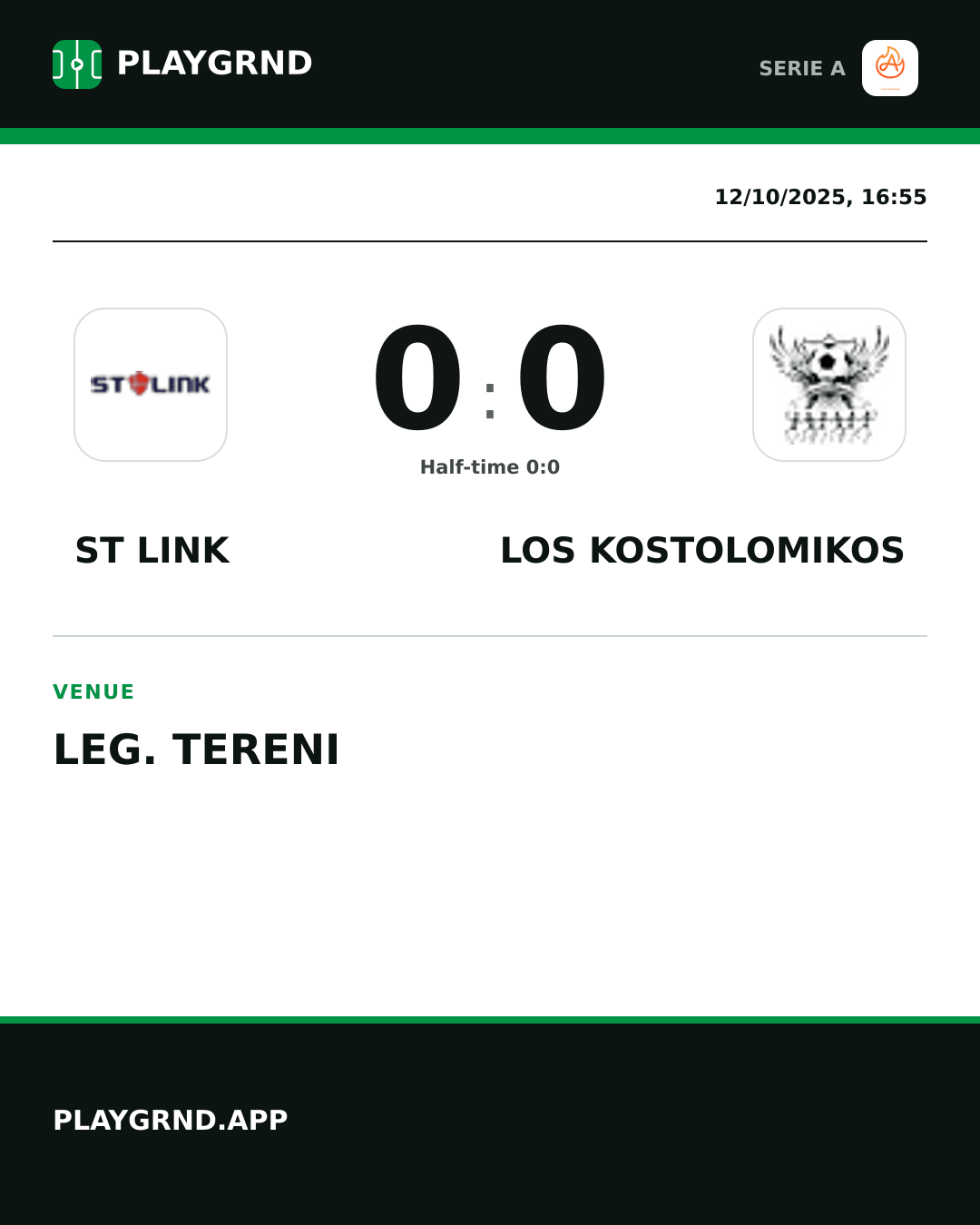Instagram artwork: ST Link 0:0 Los Kostolomikos
