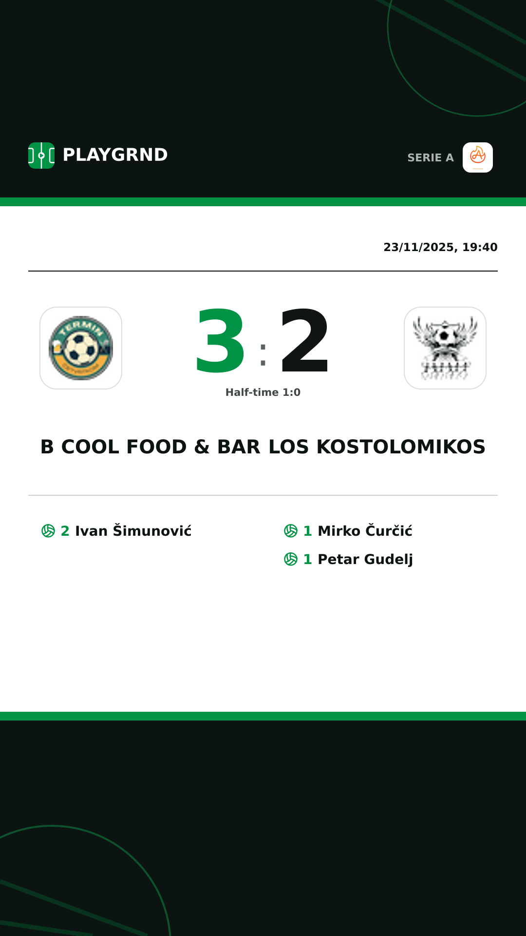 Instagram artwork: B Cool Food & Bar 3:2 Los Kostolomikos