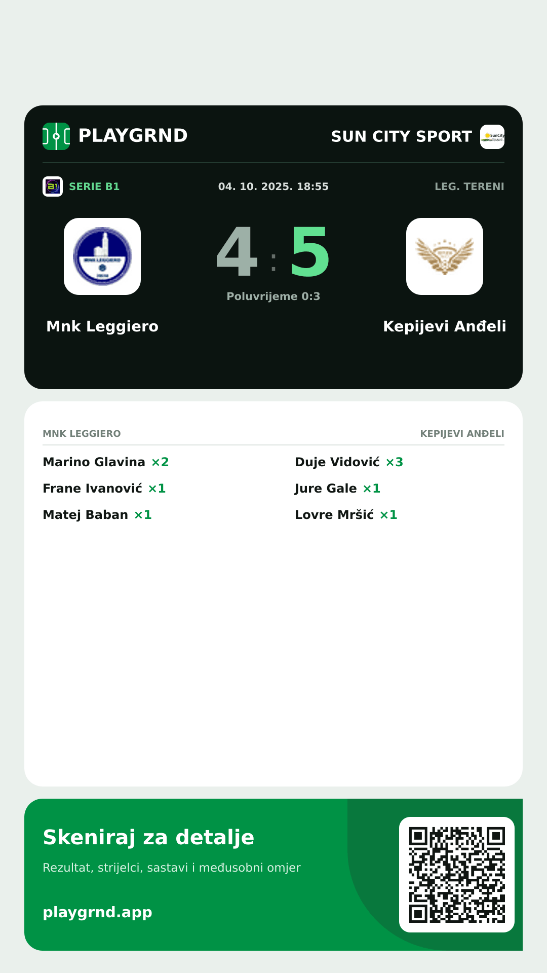 Story slika: Mnk Leggiero 4:5 Kepijevi Anđeli