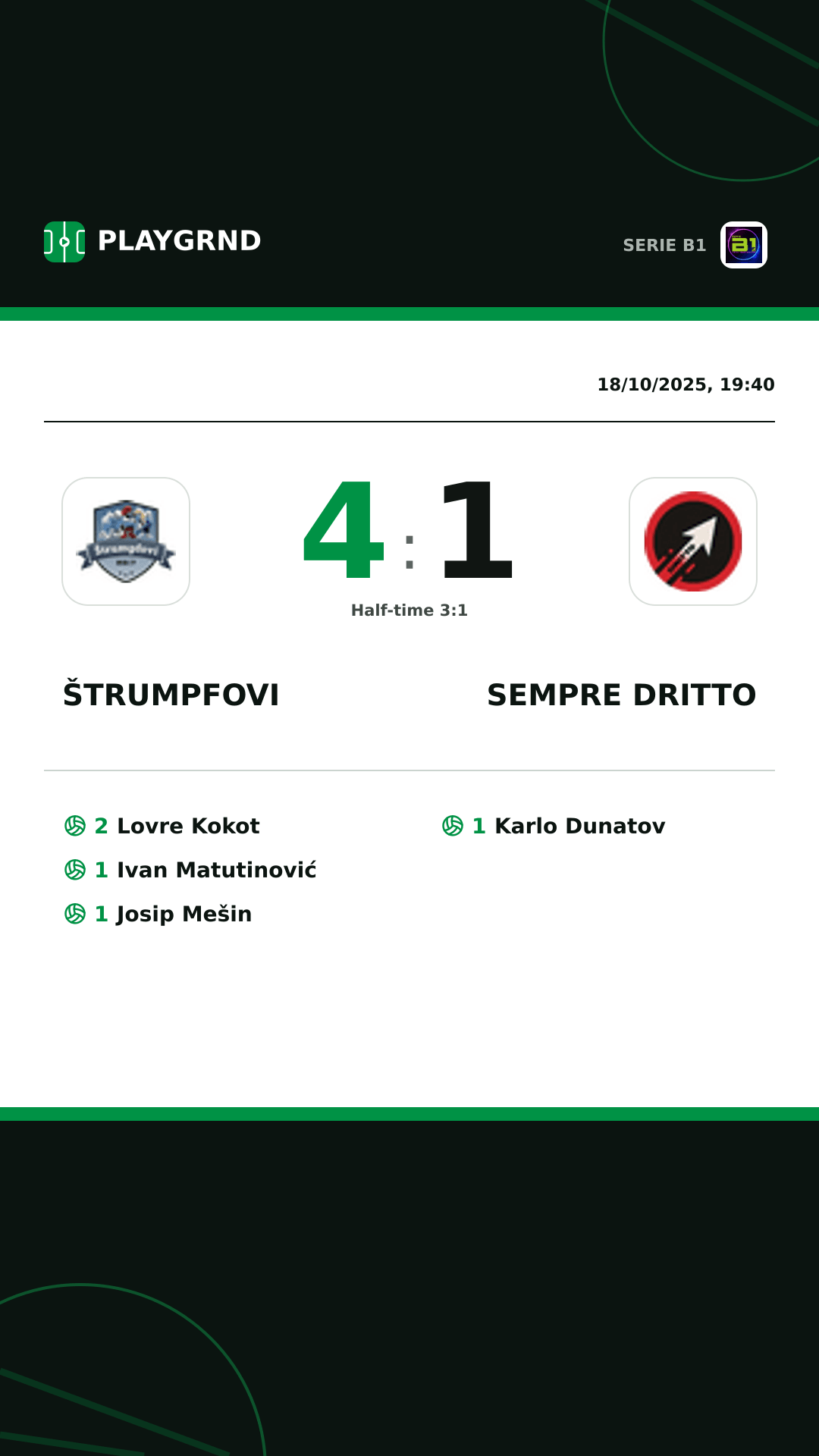 Instagram artwork: Štrumpfovi 4:1 Sempre Dritto