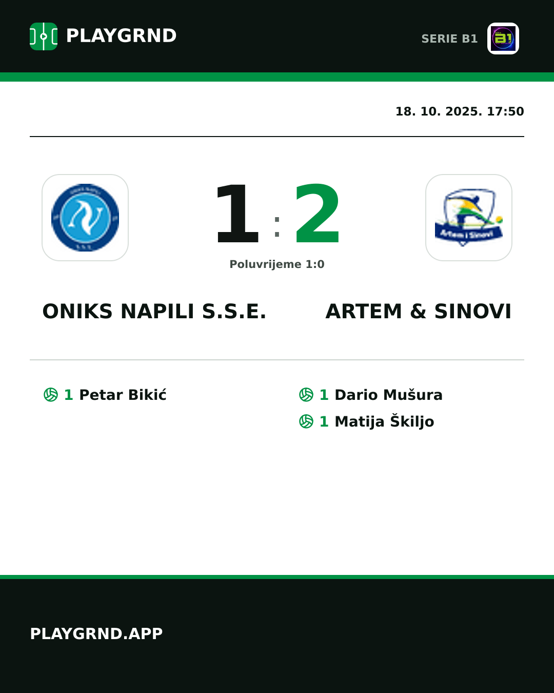 Instagram slika: Oniks Napili S.S.E. 1:2 Artem & Sinovi
