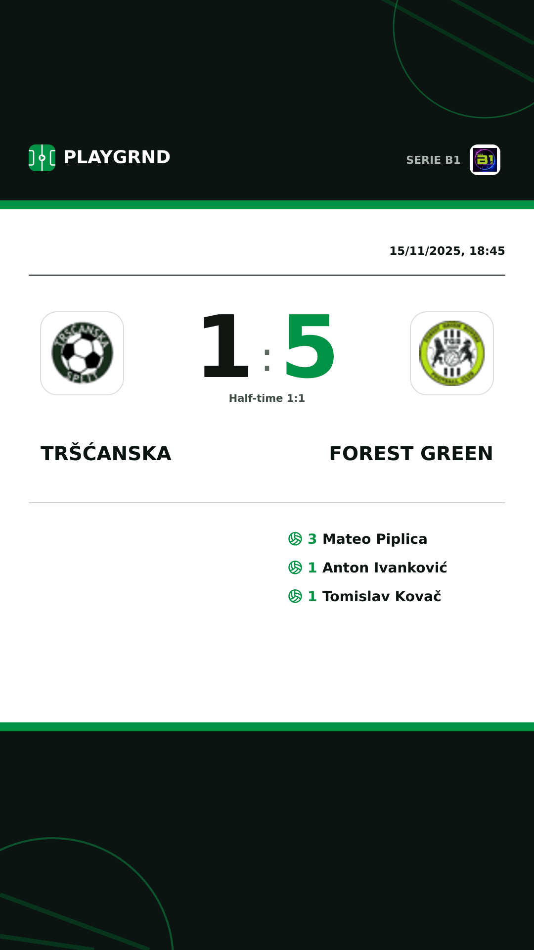 Instagram artwork: Tršćanska 1:5 Forest Green