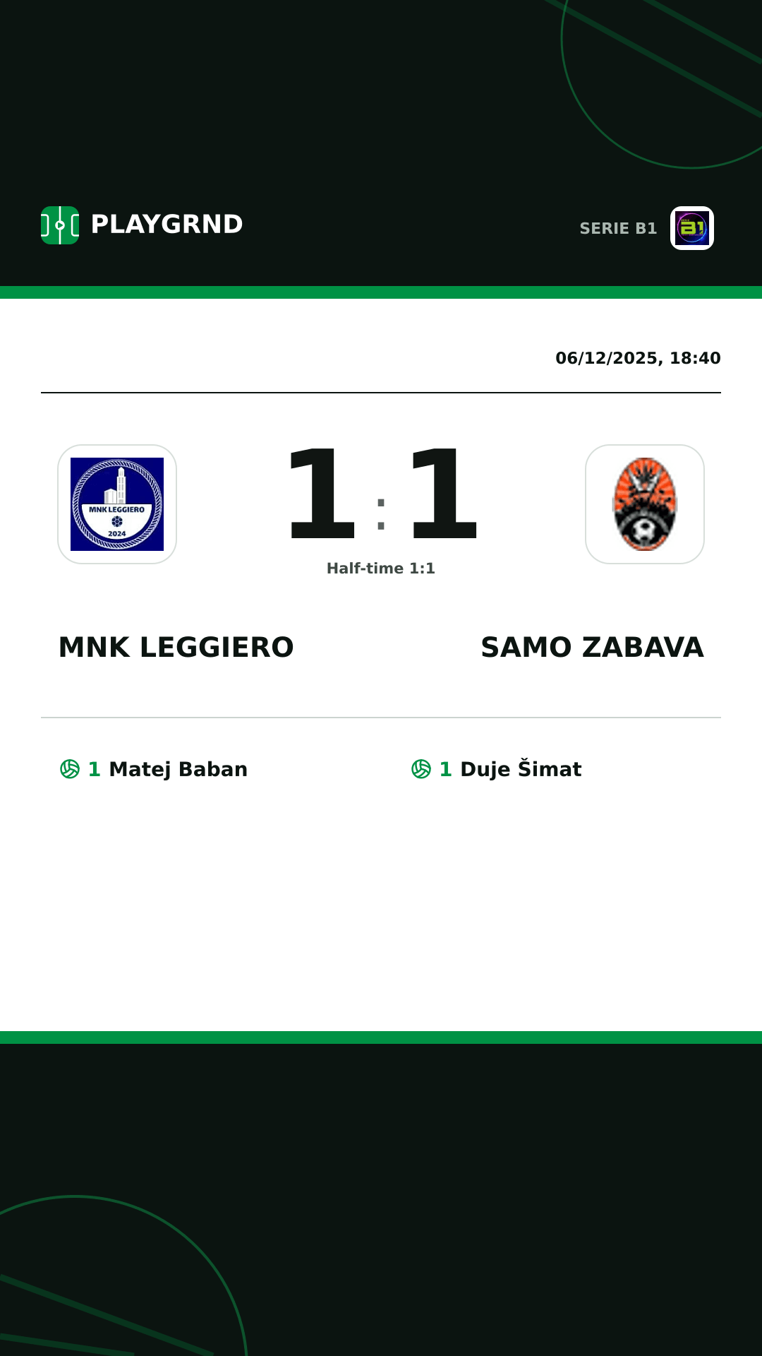 Instagram artwork: MNK Leggiero 1:1 Samo Zabava