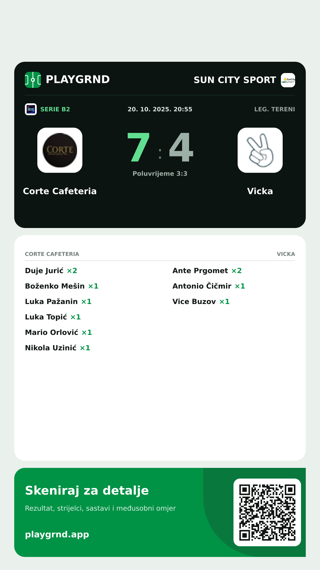 Story slika: Corte Cafeteria 7:4 Vicka