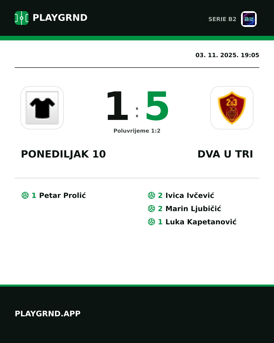Instagram slika: Ponediljak 10 1:5 Dva U Tri