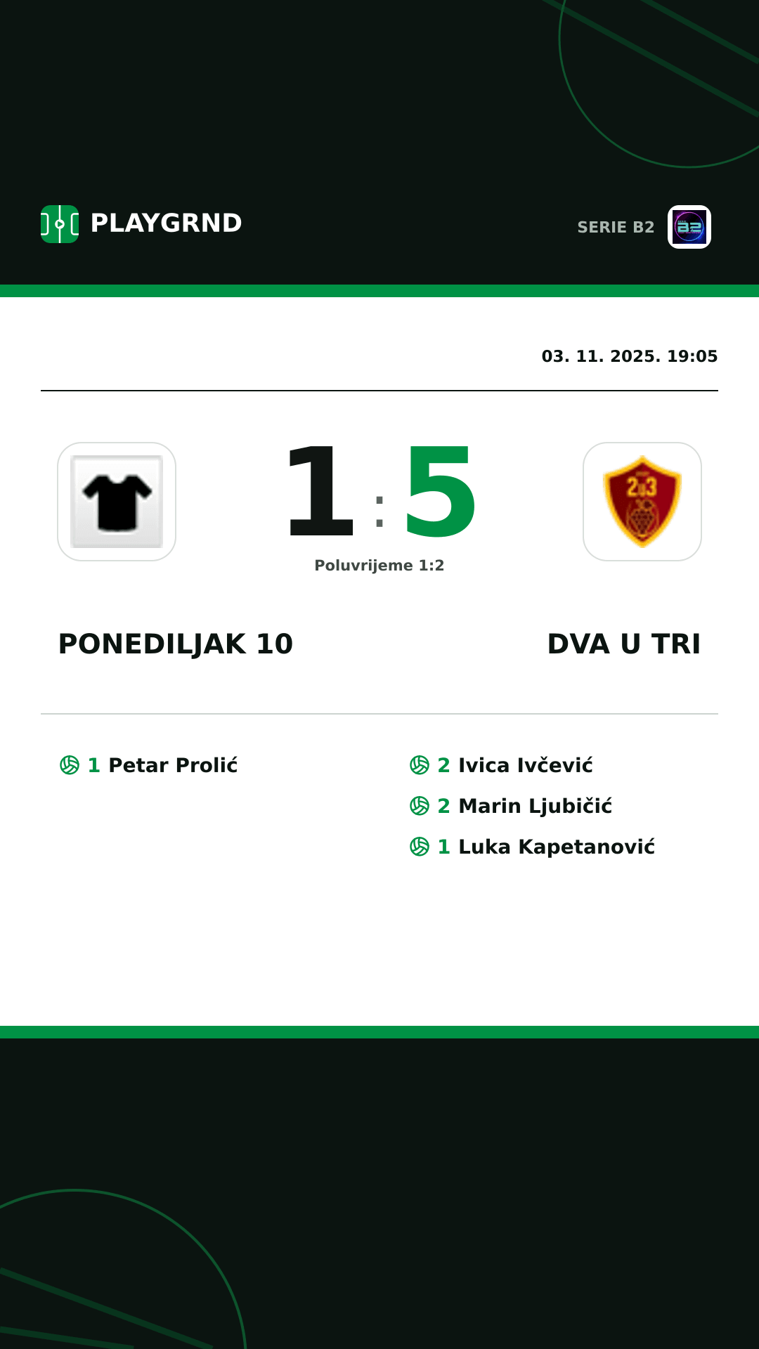 Instagram slika: Ponediljak 10 1:5 Dva U Tri