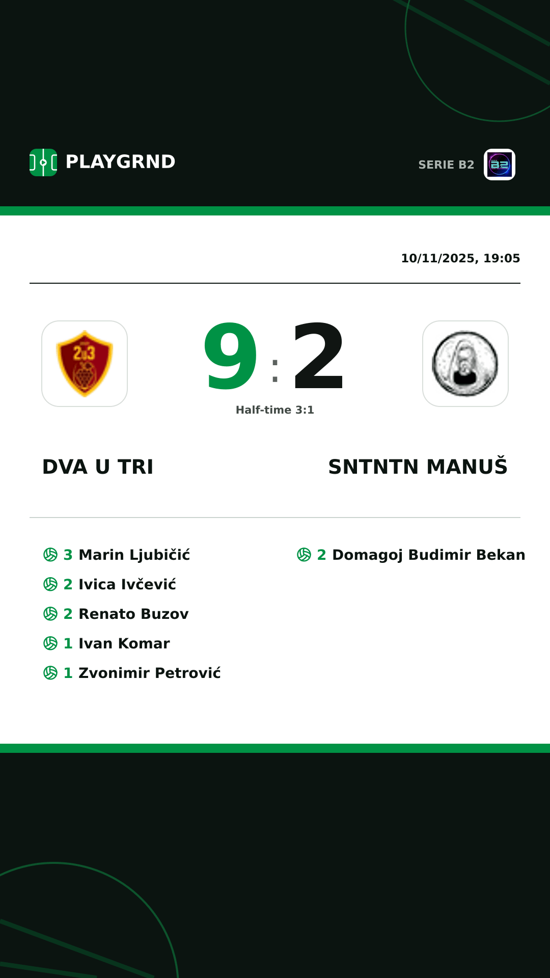 Instagram artwork: Dva U Tri 9:2 Sntntn Manuš