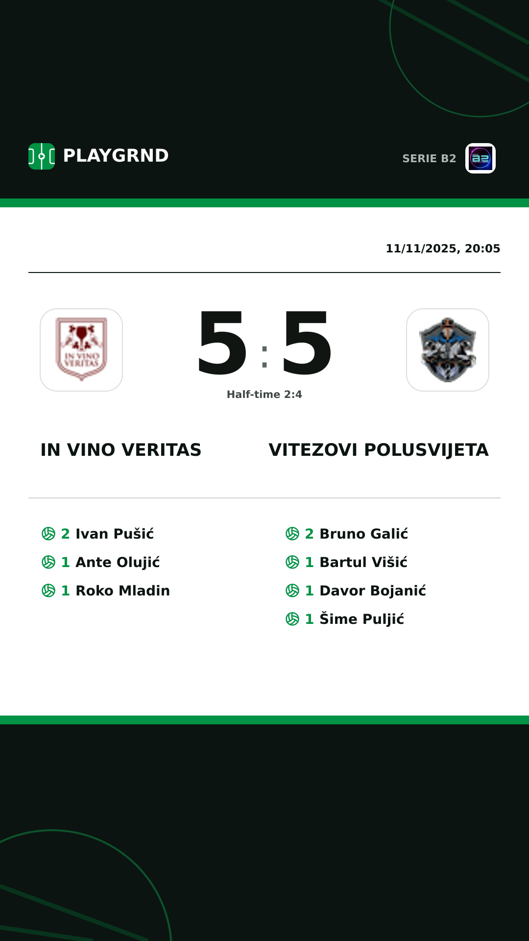Instagram artwork: IN Vino Veritas 5:5 Vitezovi Polusvijeta
