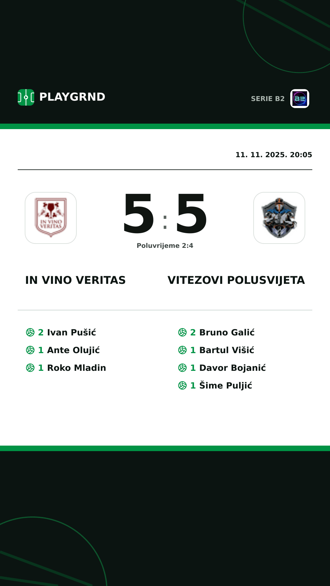 Instagram slika: IN Vino Veritas 5:5 Vitezovi Polusvijeta