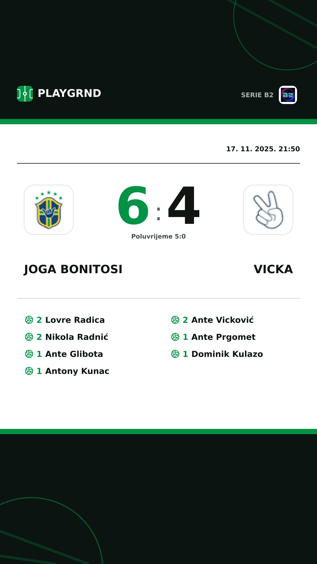Instagram slika: Joga Bonitosi 6:4 Vicka
