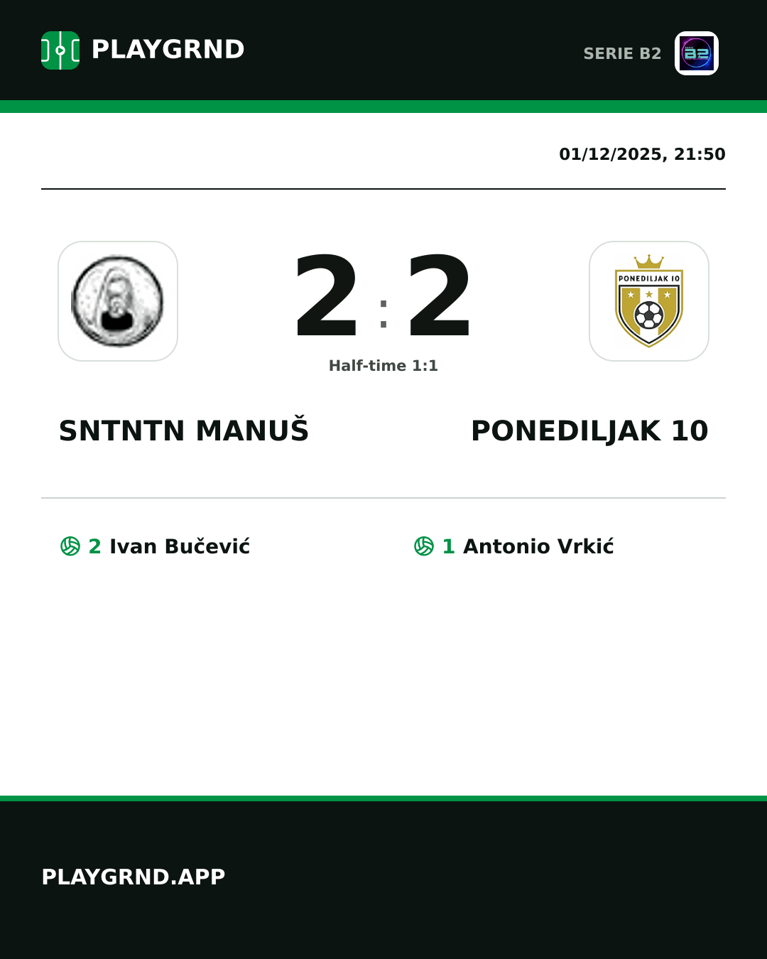 Instagram artwork: Sntntn Manuš 2:2 Ponediljak 10