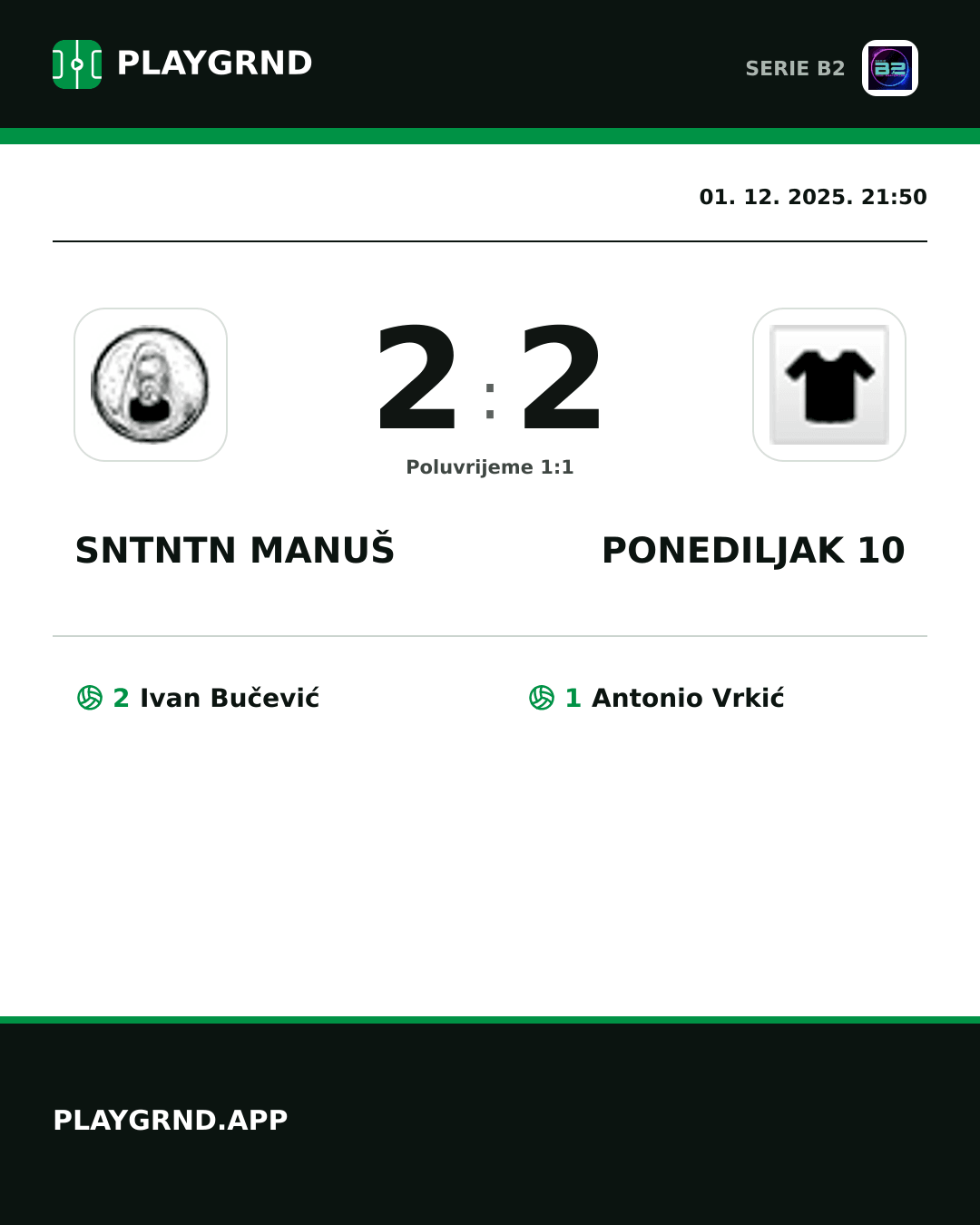 Instagram slika: Sntntn Manuš 2:2 Ponediljak 10