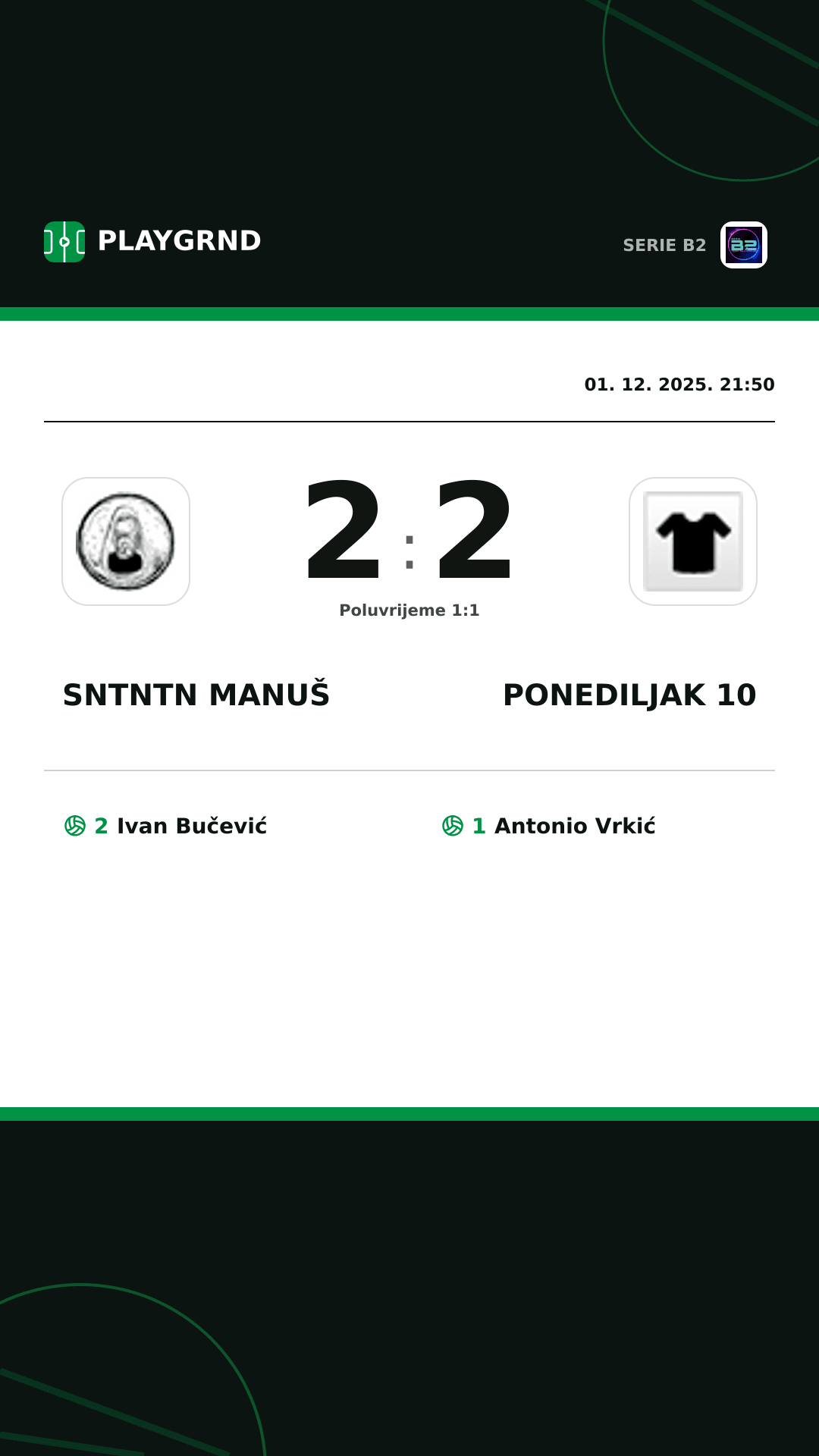 Instagram slika: Sntntn Manuš 2:2 Ponediljak 10