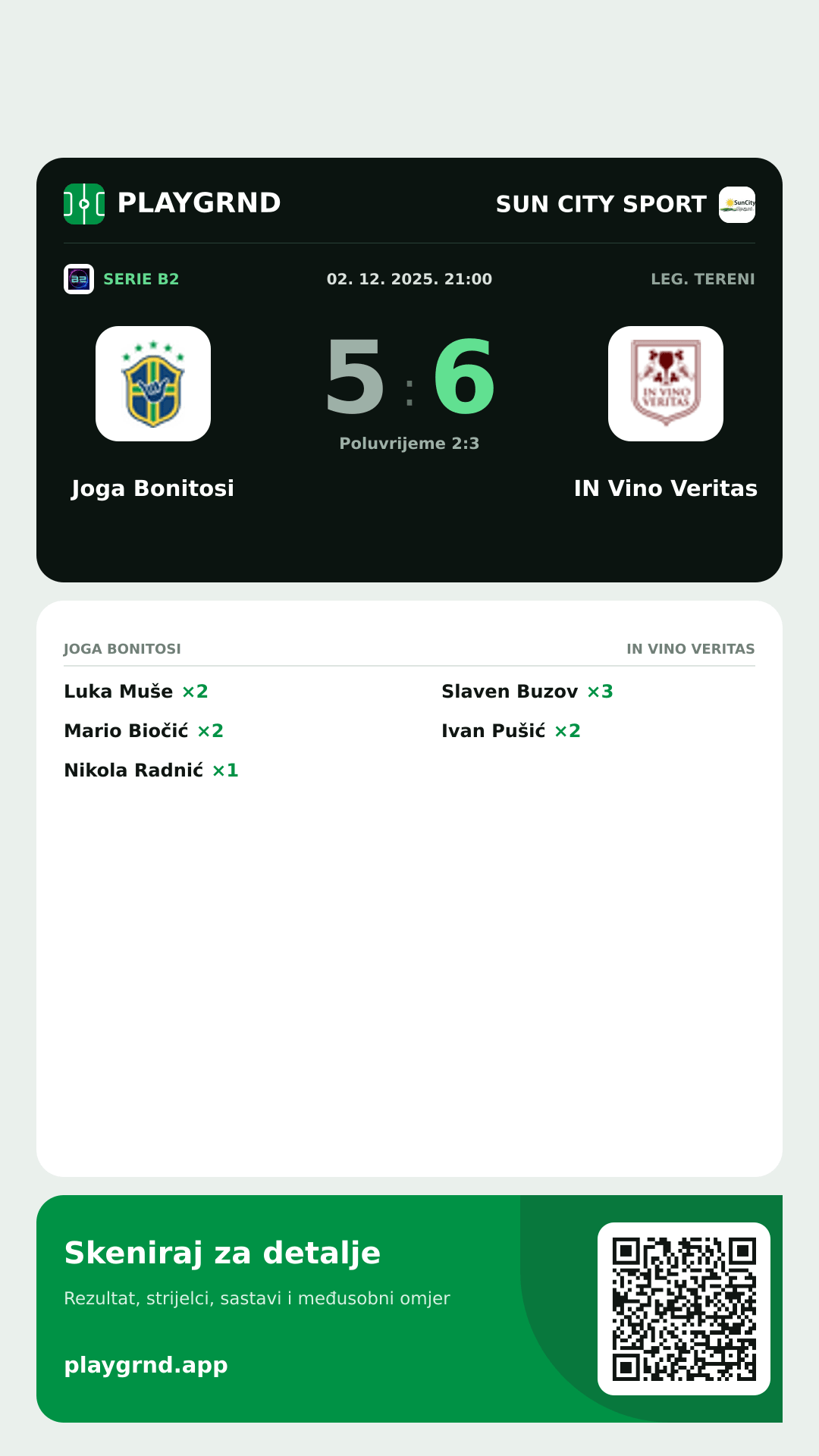 Story slika: Joga Bonitosi 5:6 IN Vino Veritas