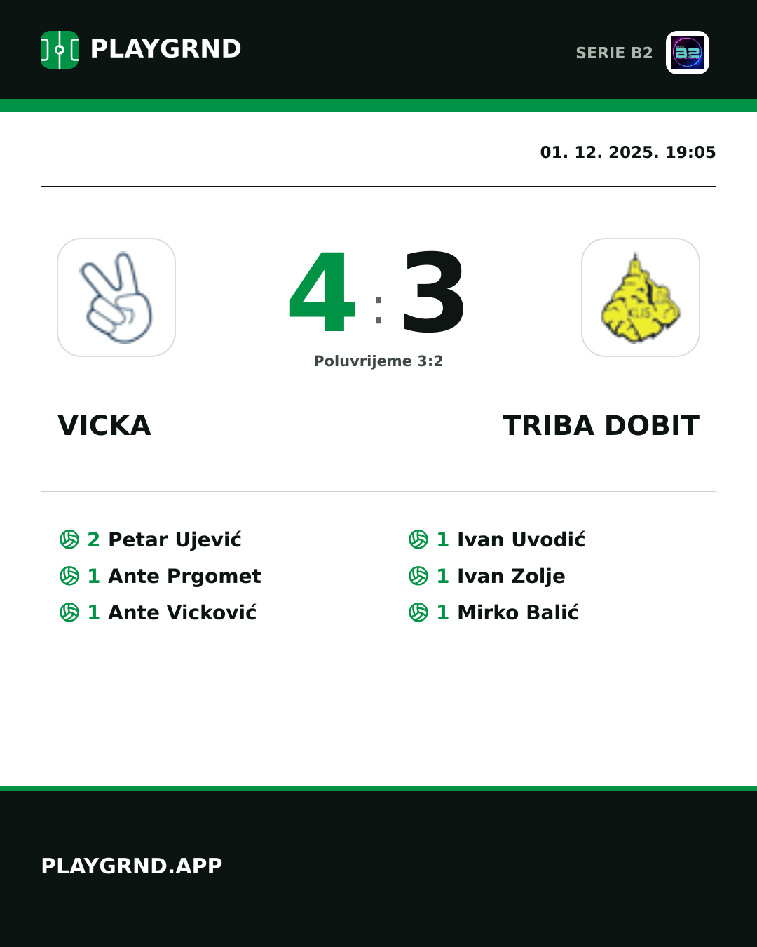 Instagram slika: Vicka 4:3 Triba Dobit