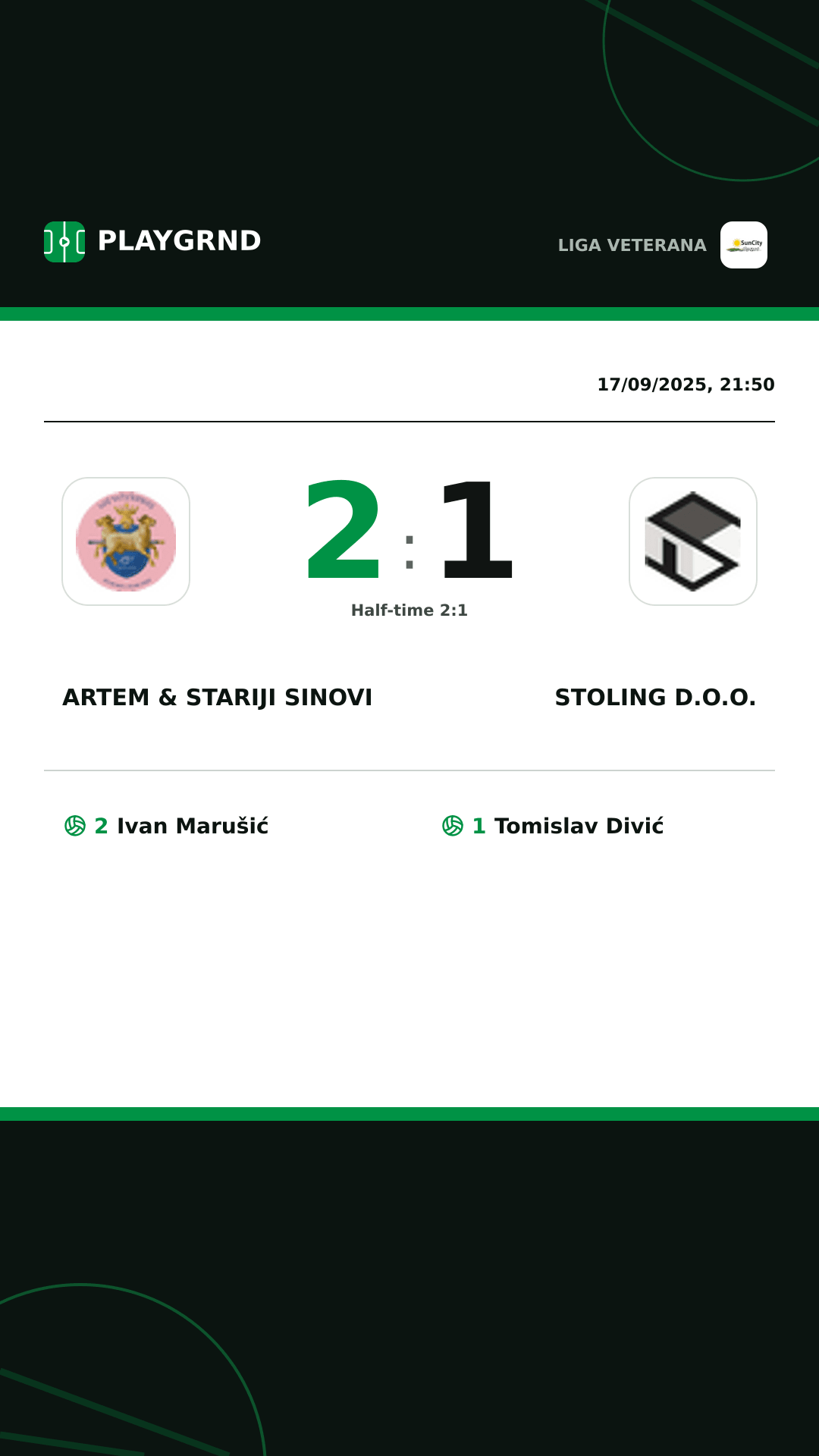 Instagram artwork: Artem & Stariji Sinovi 2:1 Stoling D.O.O.