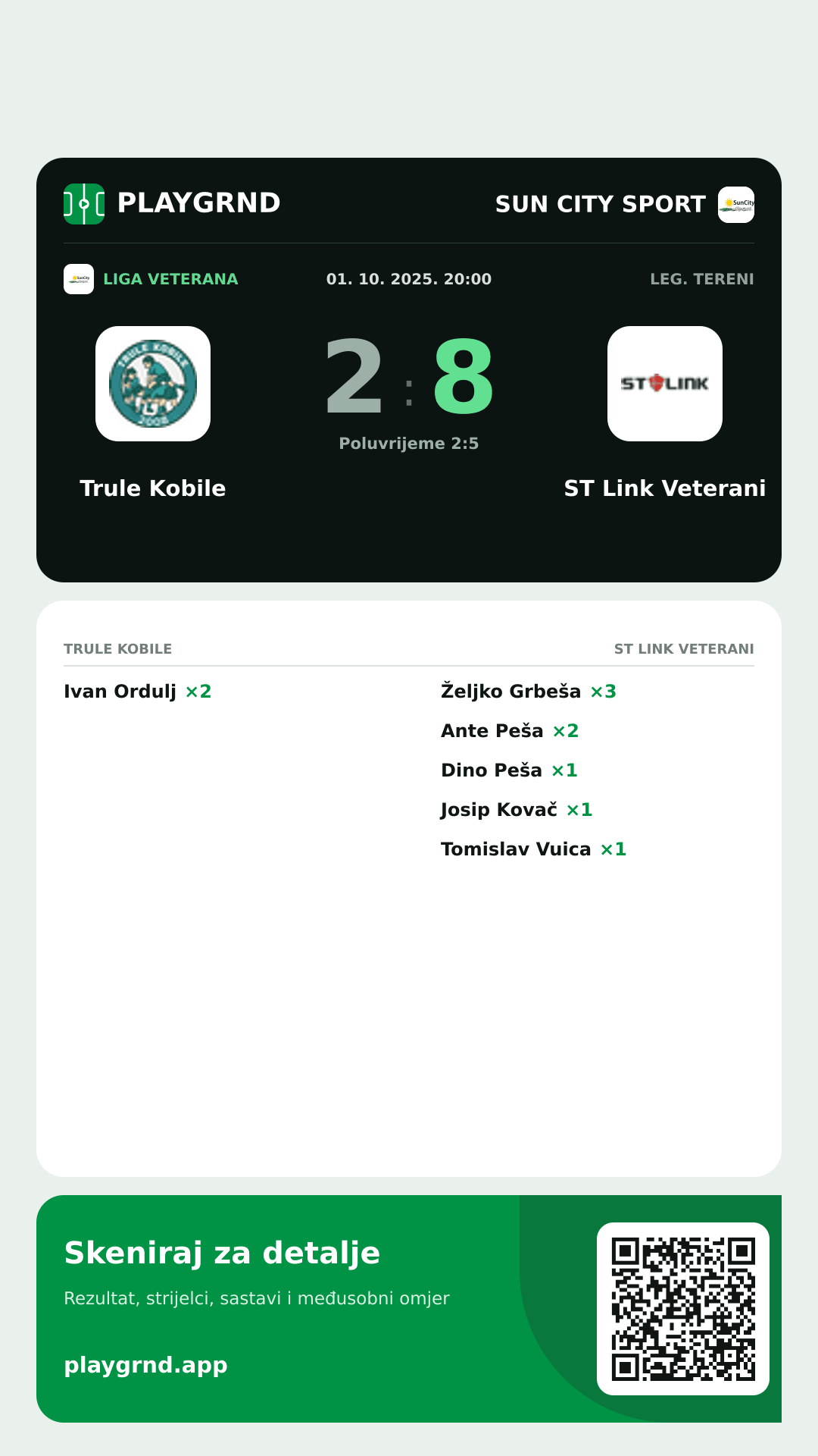 Story slika: Trule Kobile 2:8 ST Link Veterani