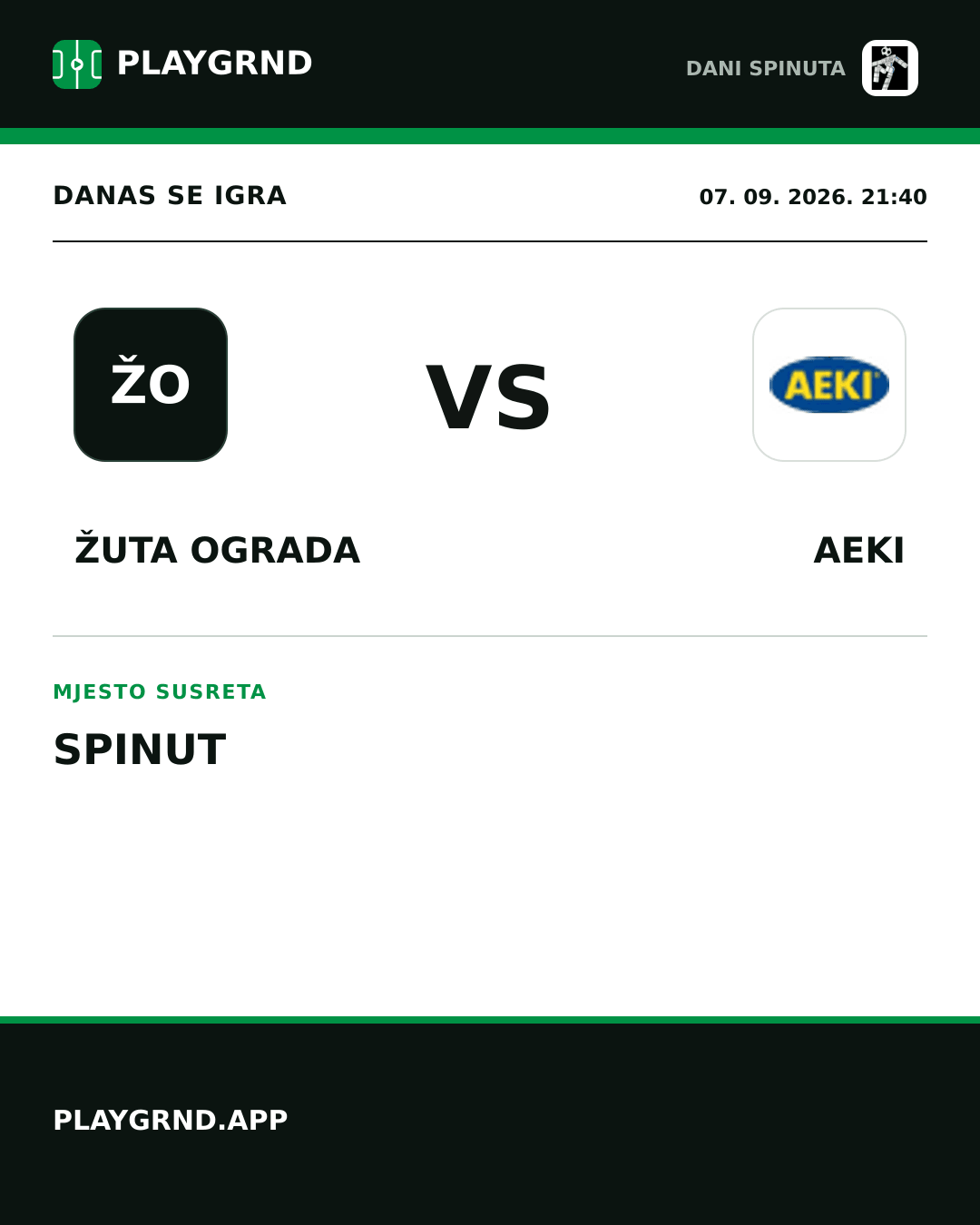 Instagram slika: Žuta ograda vs AEKI
