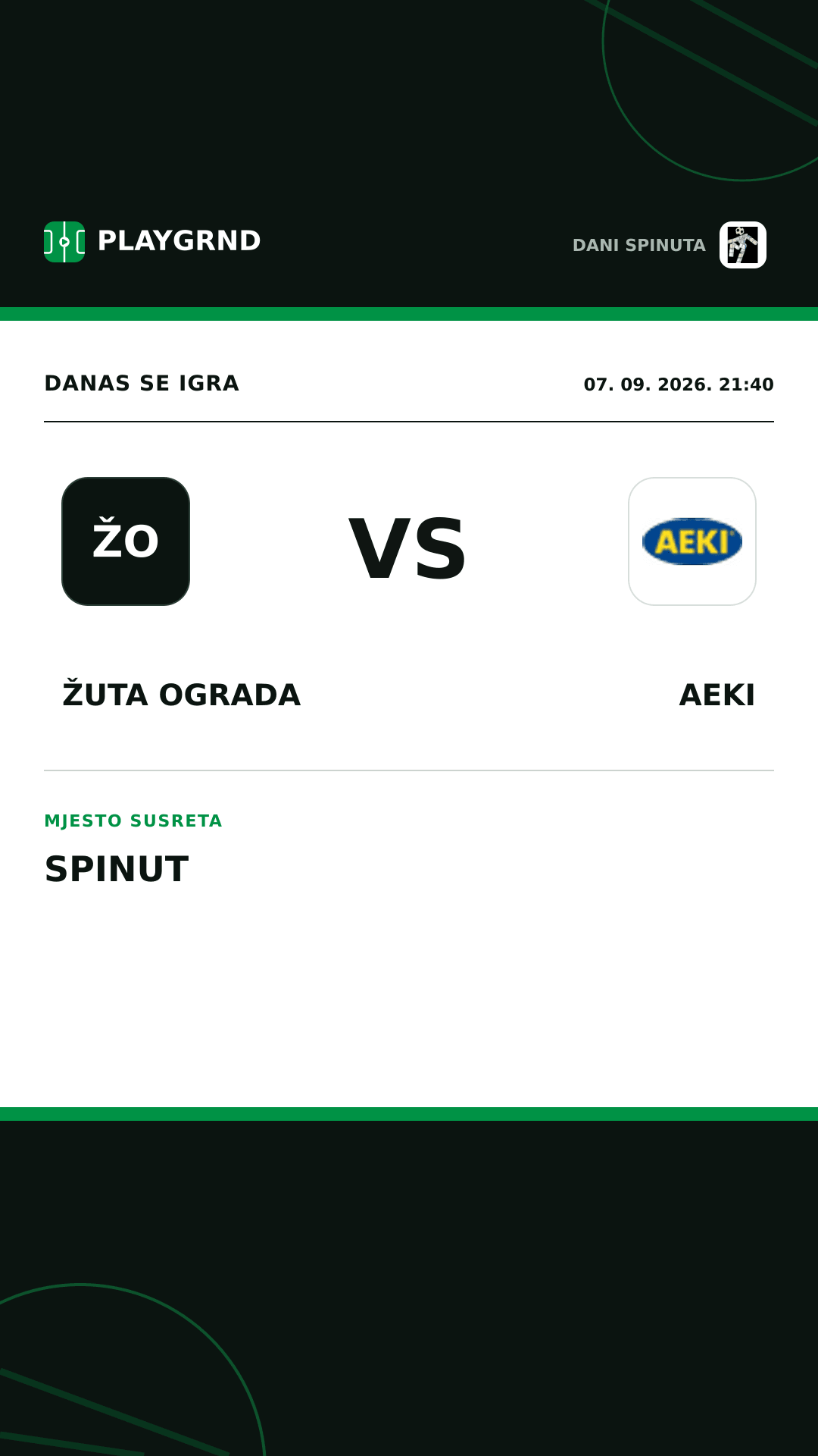 Instagram slika: Žuta ograda vs AEKI