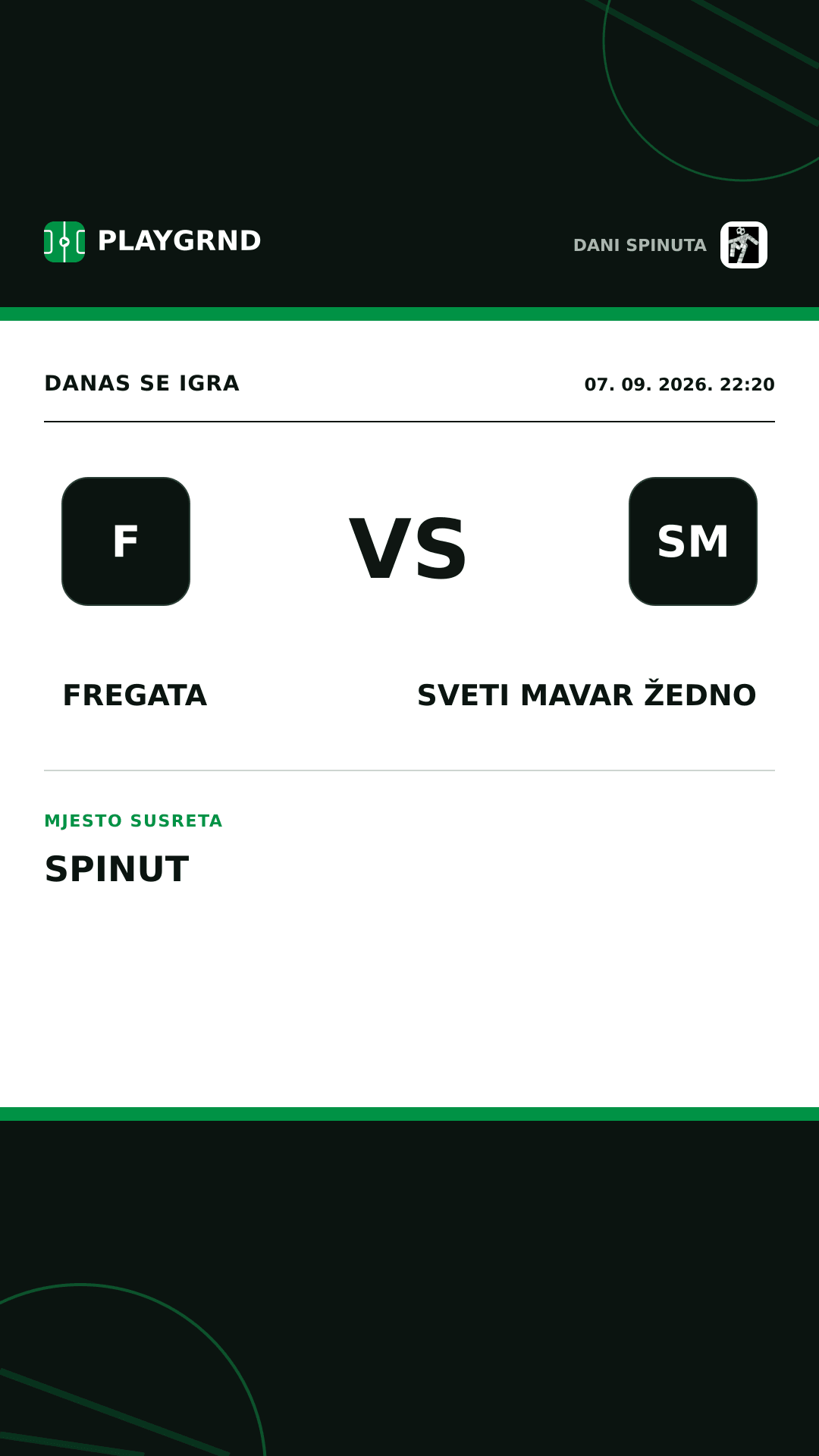 Instagram slika: Fregata vs Sveti Mavar Žedno