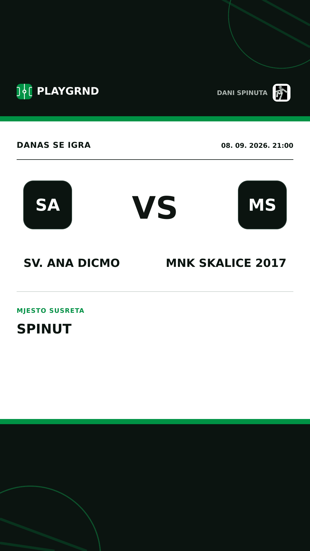 Instagram slika: Sv. Ana Dicmo vs MNK Skalice 2017