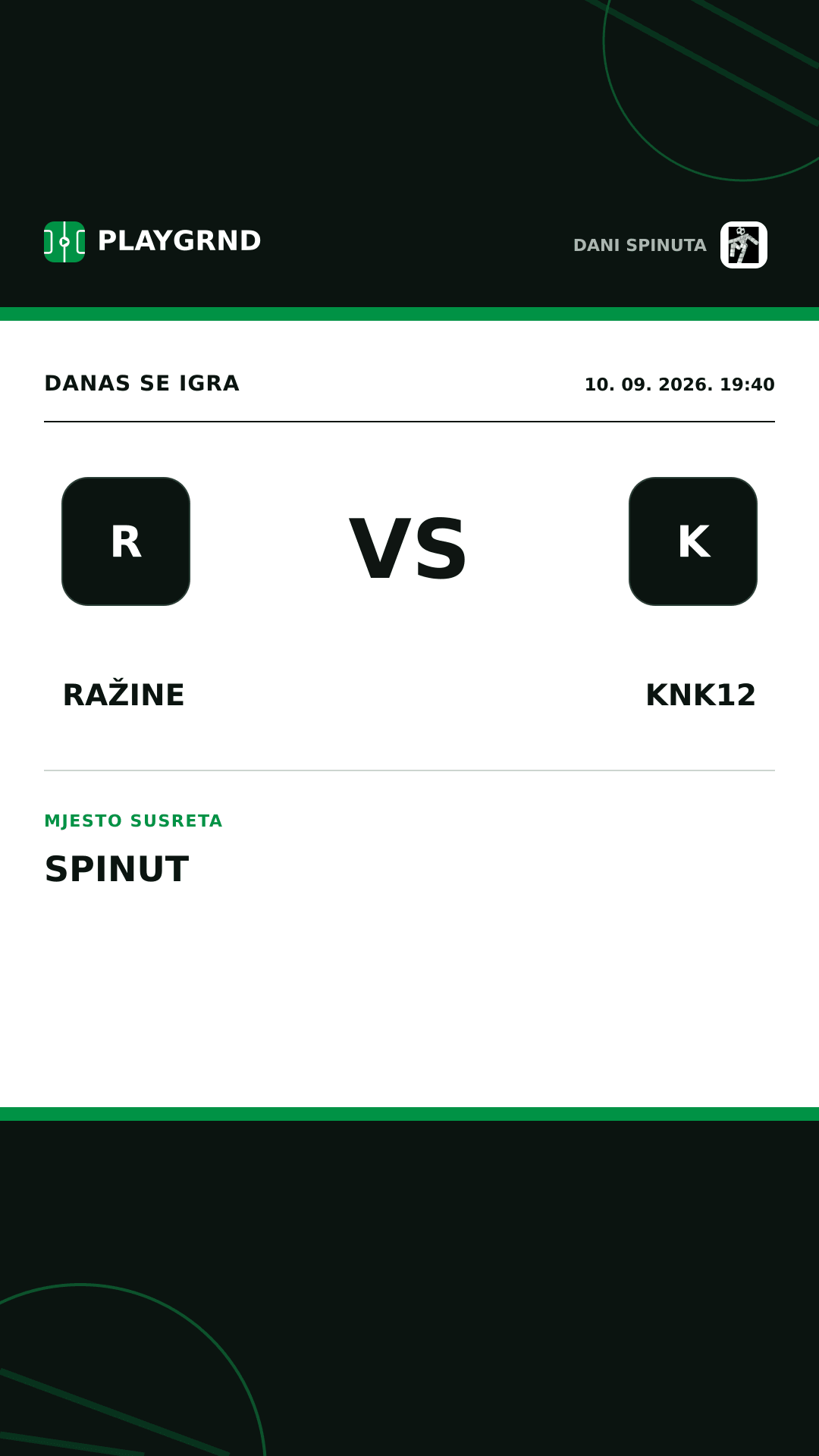 Instagram slika: Ražine vs KNK12
