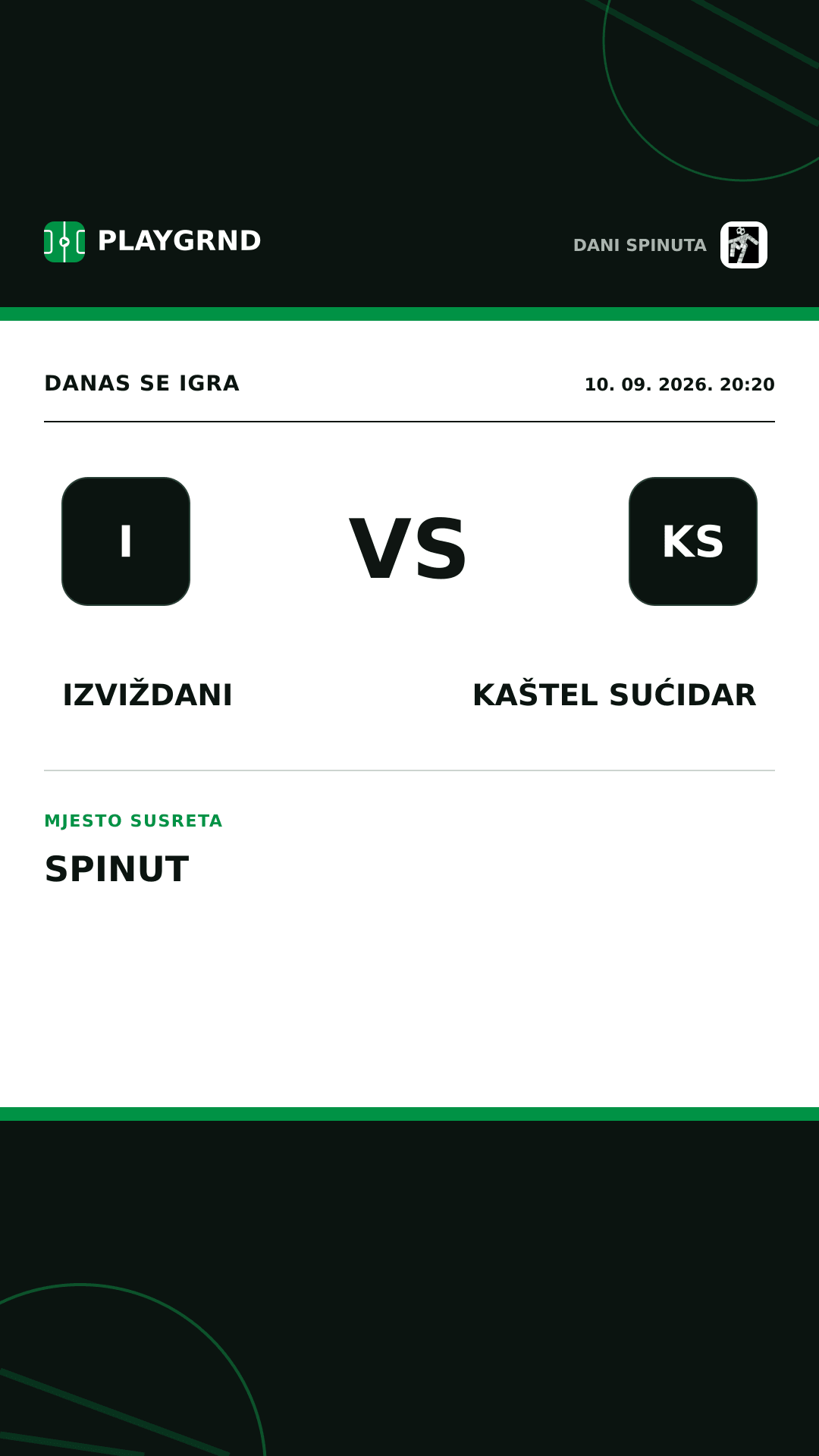 Instagram slika: Izviždani vs Kaštel Sućidar