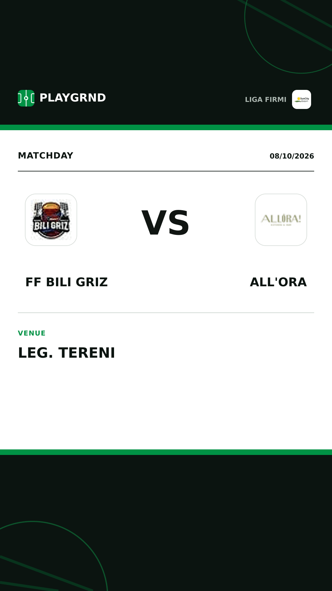 Instagram artwork: FF Bili Griz vs All'Ora