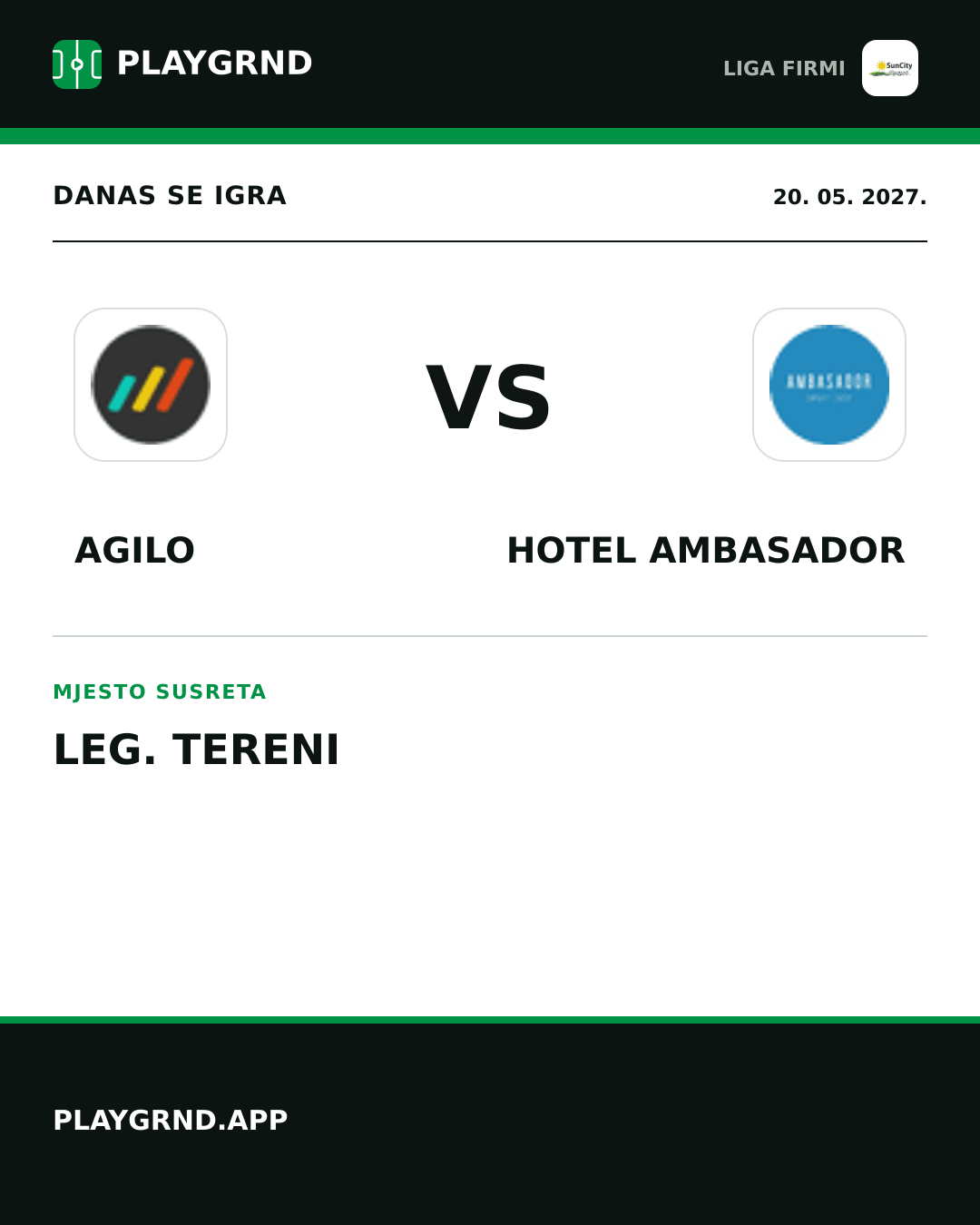 Instagram slika: Agilo vs Hotel Ambasador
