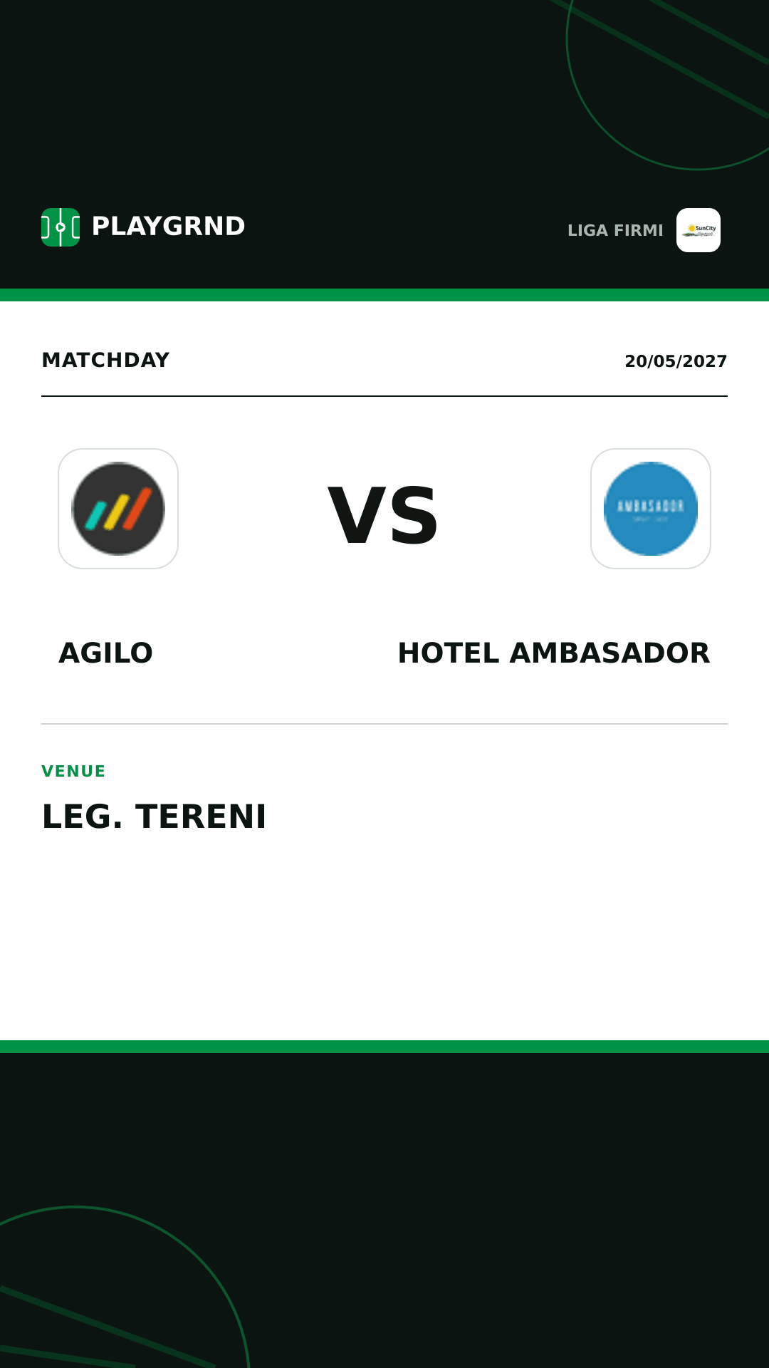 Instagram artwork: Agilo vs Hotel Ambasador