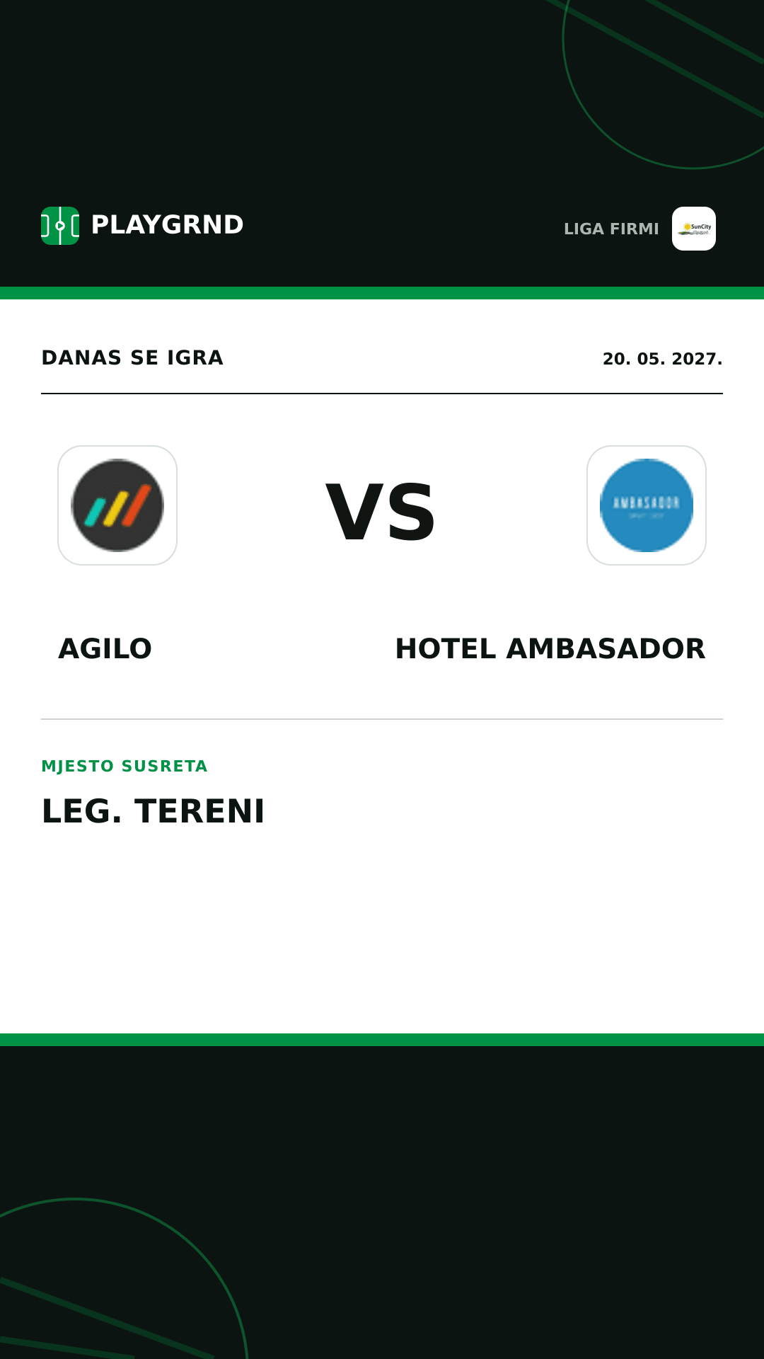 Instagram slika: Agilo vs Hotel Ambasador