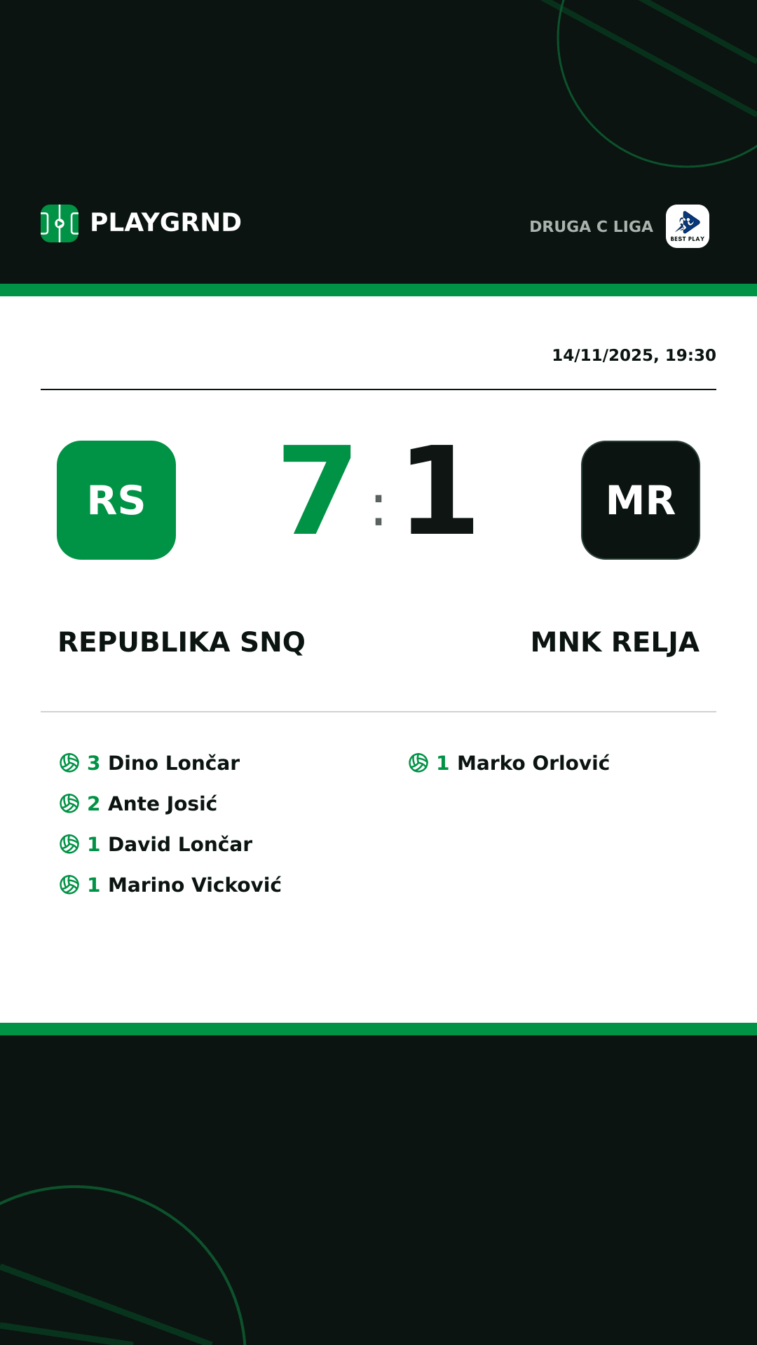 Instagram artwork: Republika SNQ 7:1 MNK Relja