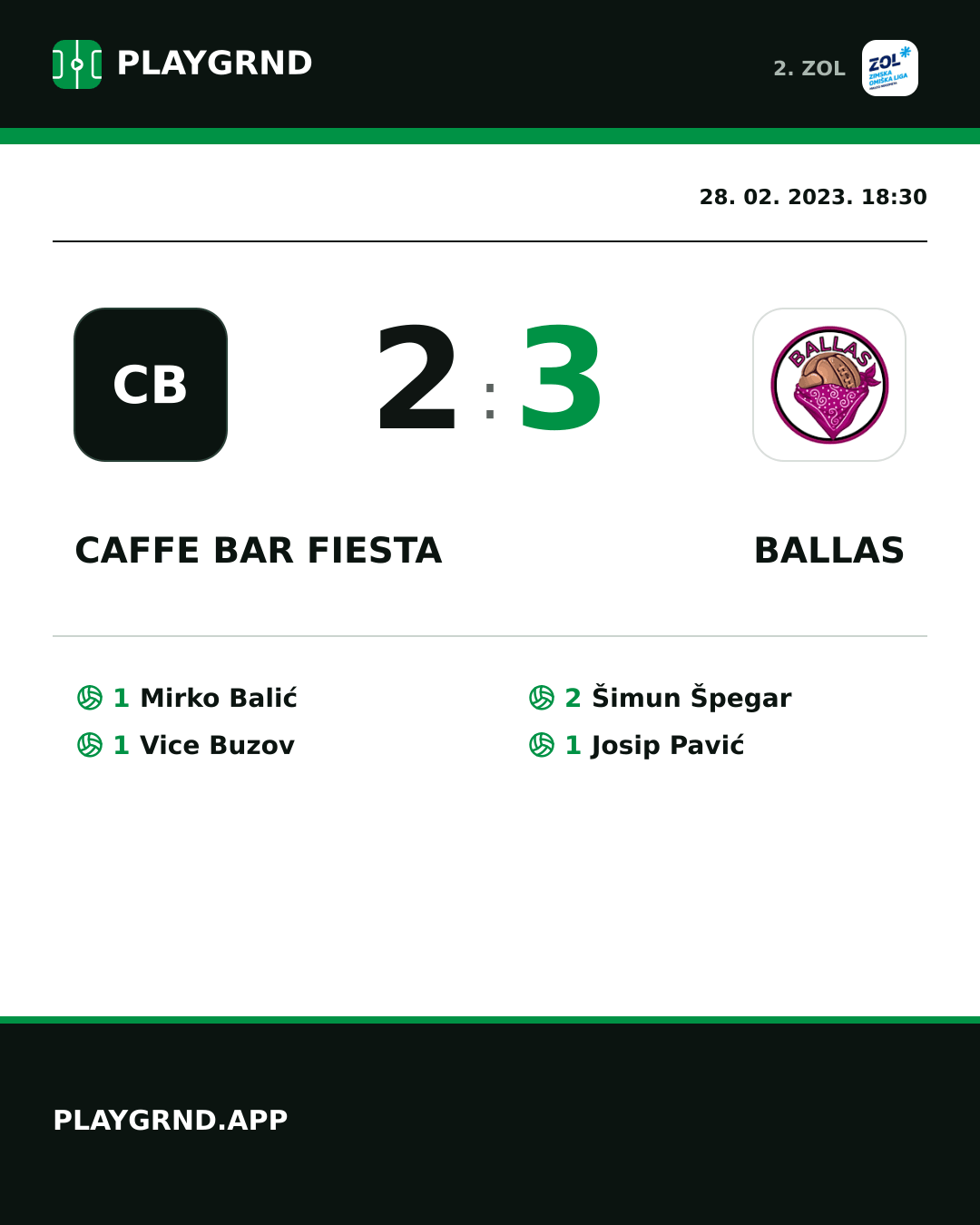 Instagram slika: Caffe bar Fiesta 2:3 Ballas
