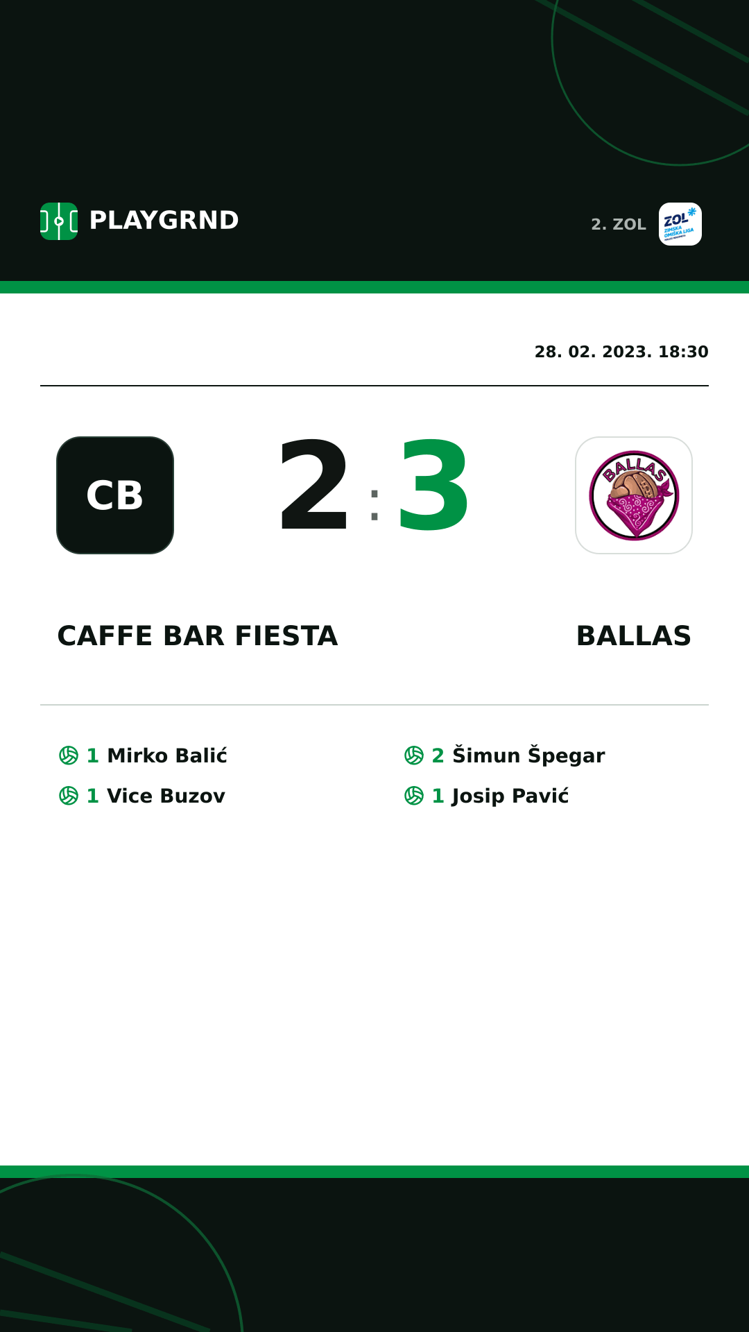 Instagram slika: Caffe bar Fiesta 2:3 Ballas