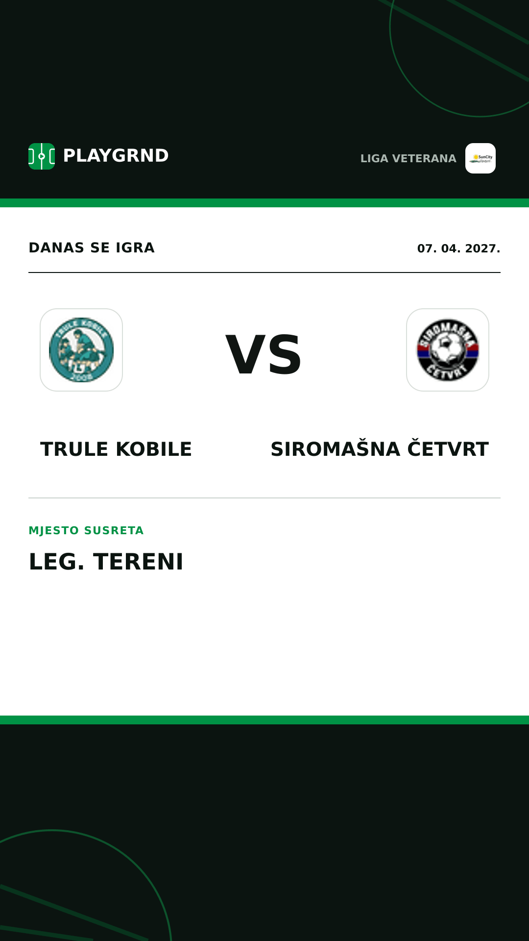 Instagram slika: Trule Kobile vs Siromašna Četvrt