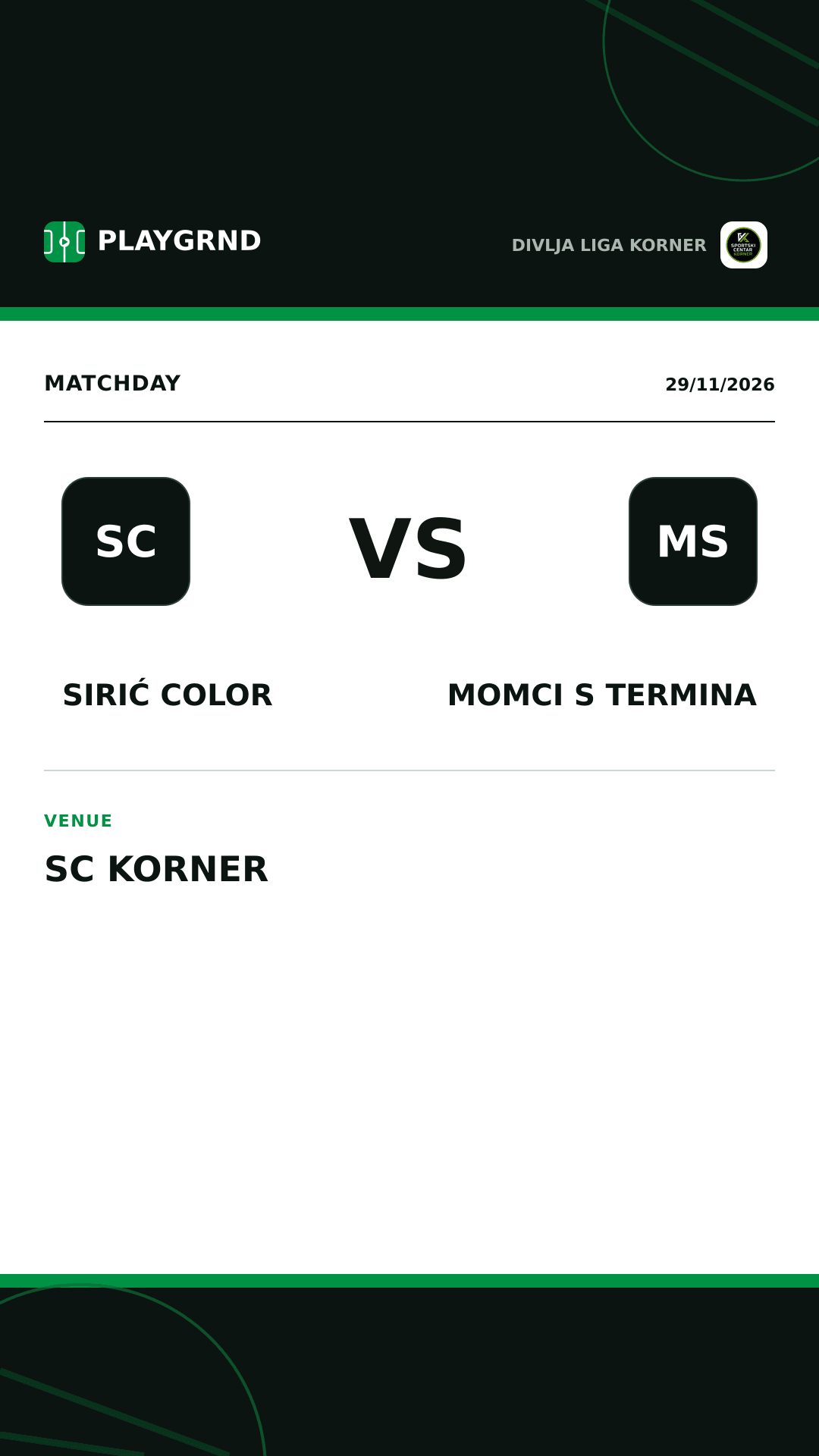 Instagram artwork: Sirić Color vs Momci s termina