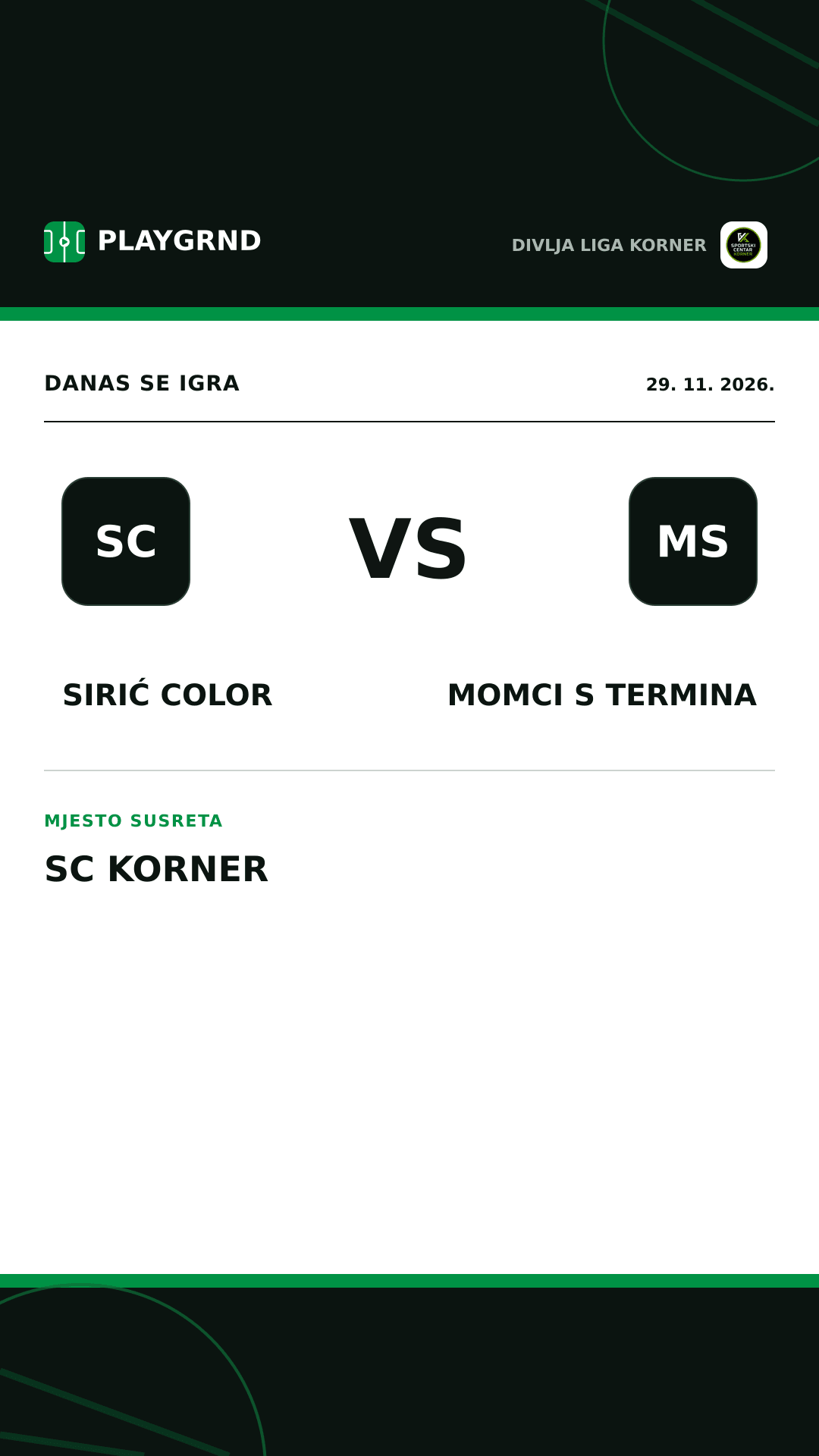 Instagram slika: Sirić Color vs Momci s termina