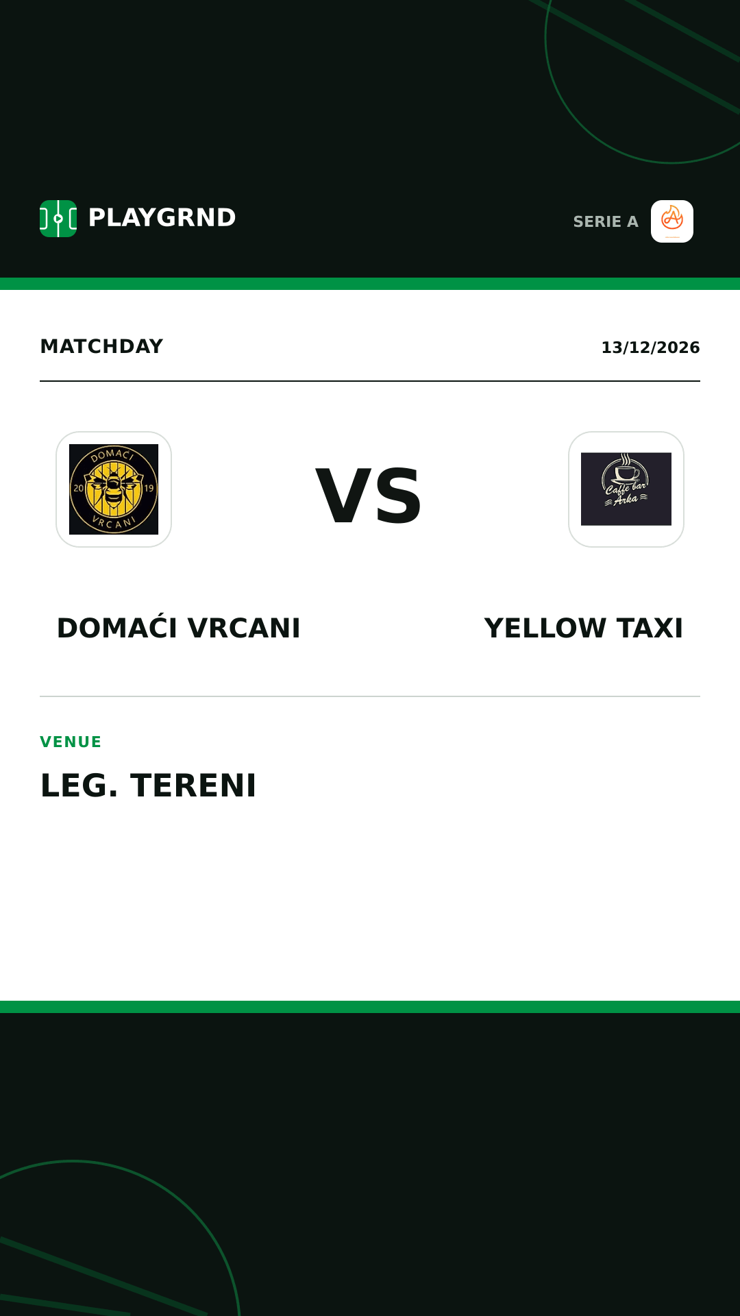 Instagram artwork: Domaći Vrcani vs Yellow Taxi