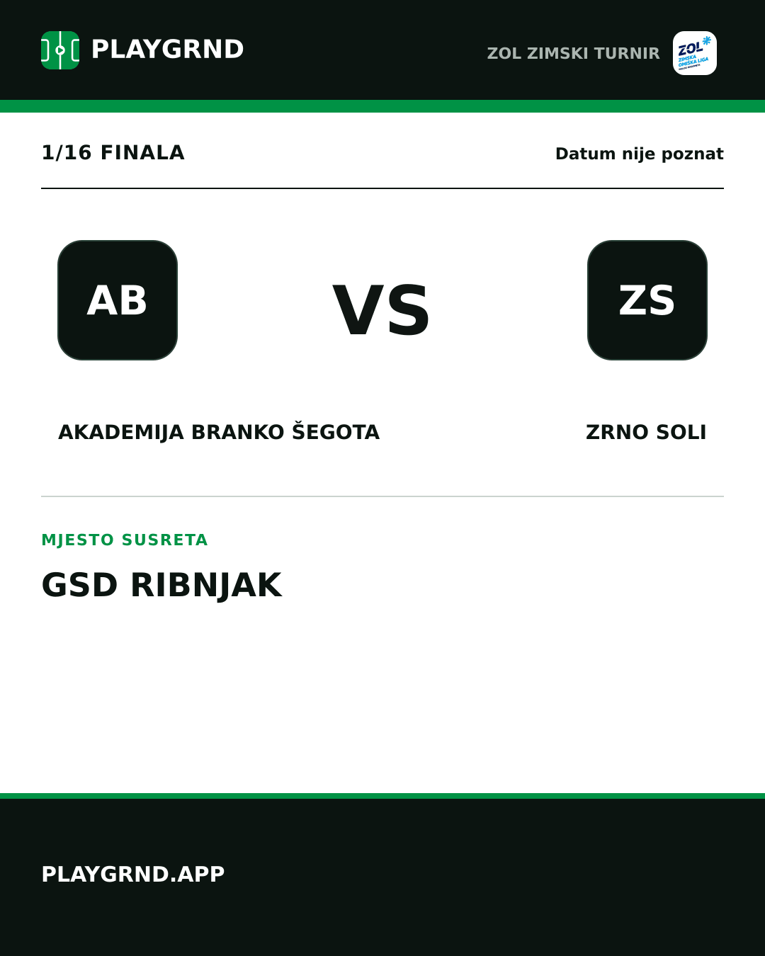Instagram slika: Akademija Branko Šegota vs Zrno Soli