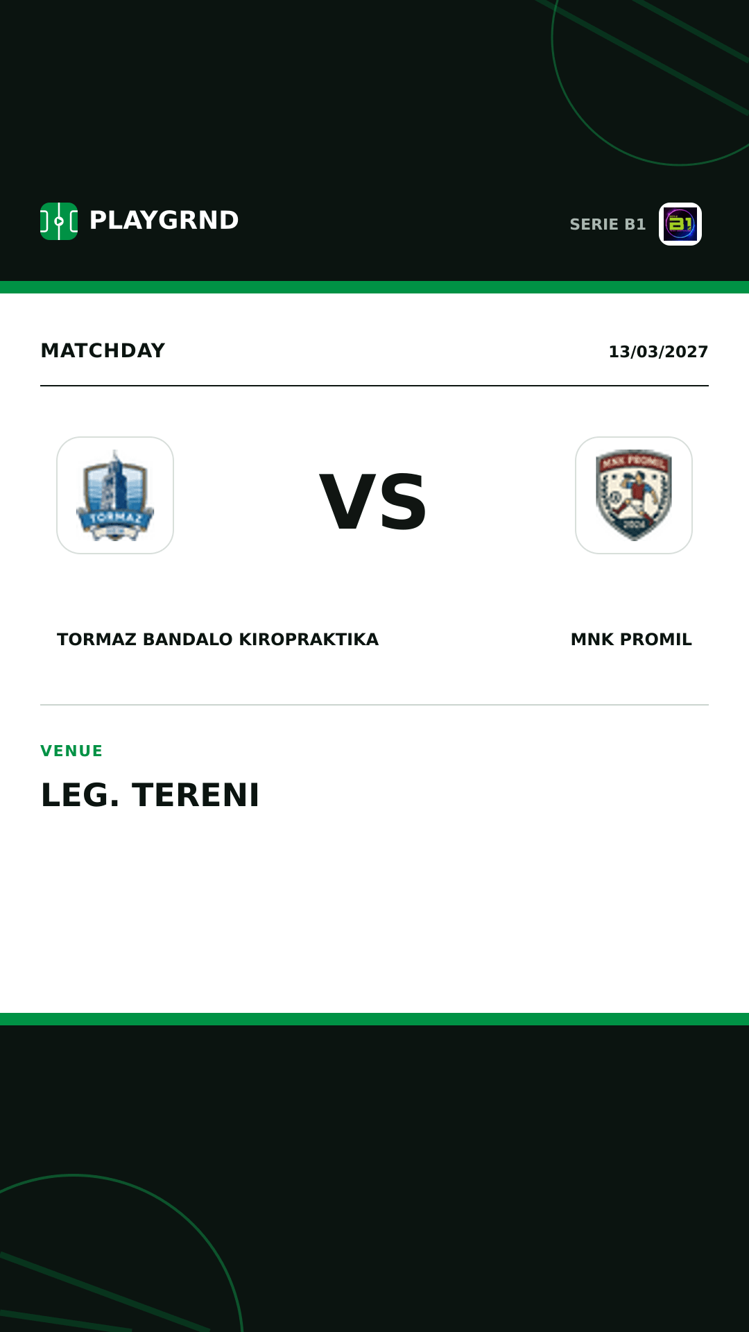 Instagram artwork: Tormaz Bandalo Kiropraktika vs Mnk Promil