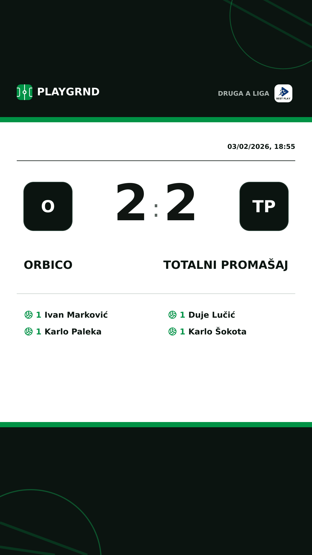 Instagram artwork: Orbico 2:2 Totalni Promašaj